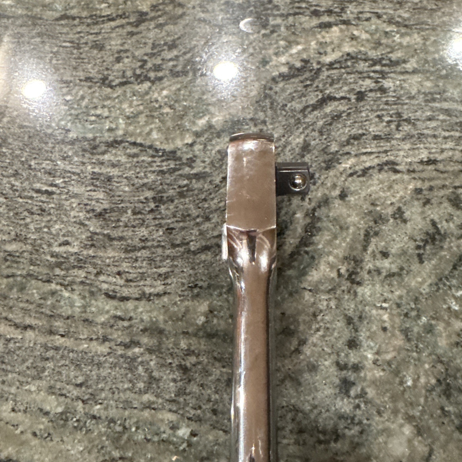 Snap On shd80a 1/2” drive hard handle long ratchet dark titanium 11-5/8” long