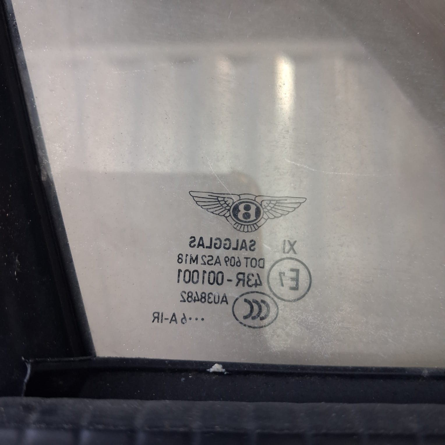 2017-2020 Bentley Bentayga Door Seal Inner 36A 833 721 B