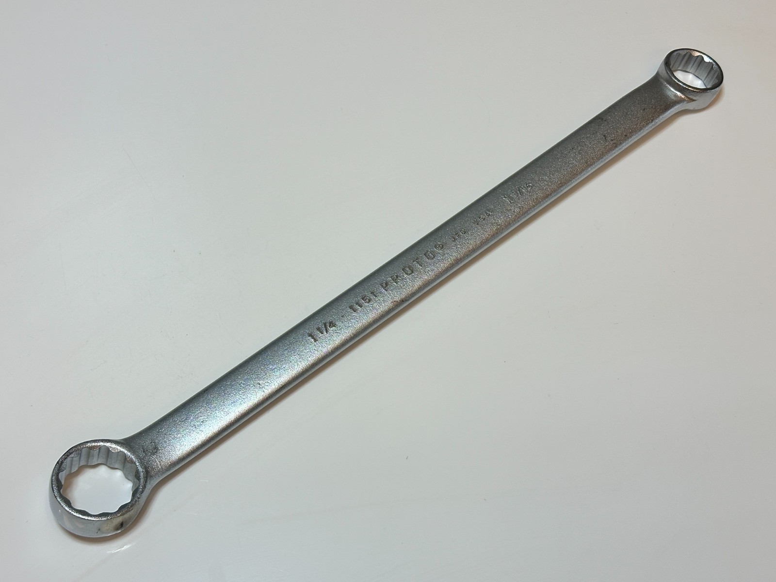 NEW Proto Professional USA 1151 Double Box Wrench SAE 1-1/16 x 1-1/4″ – 12 Point