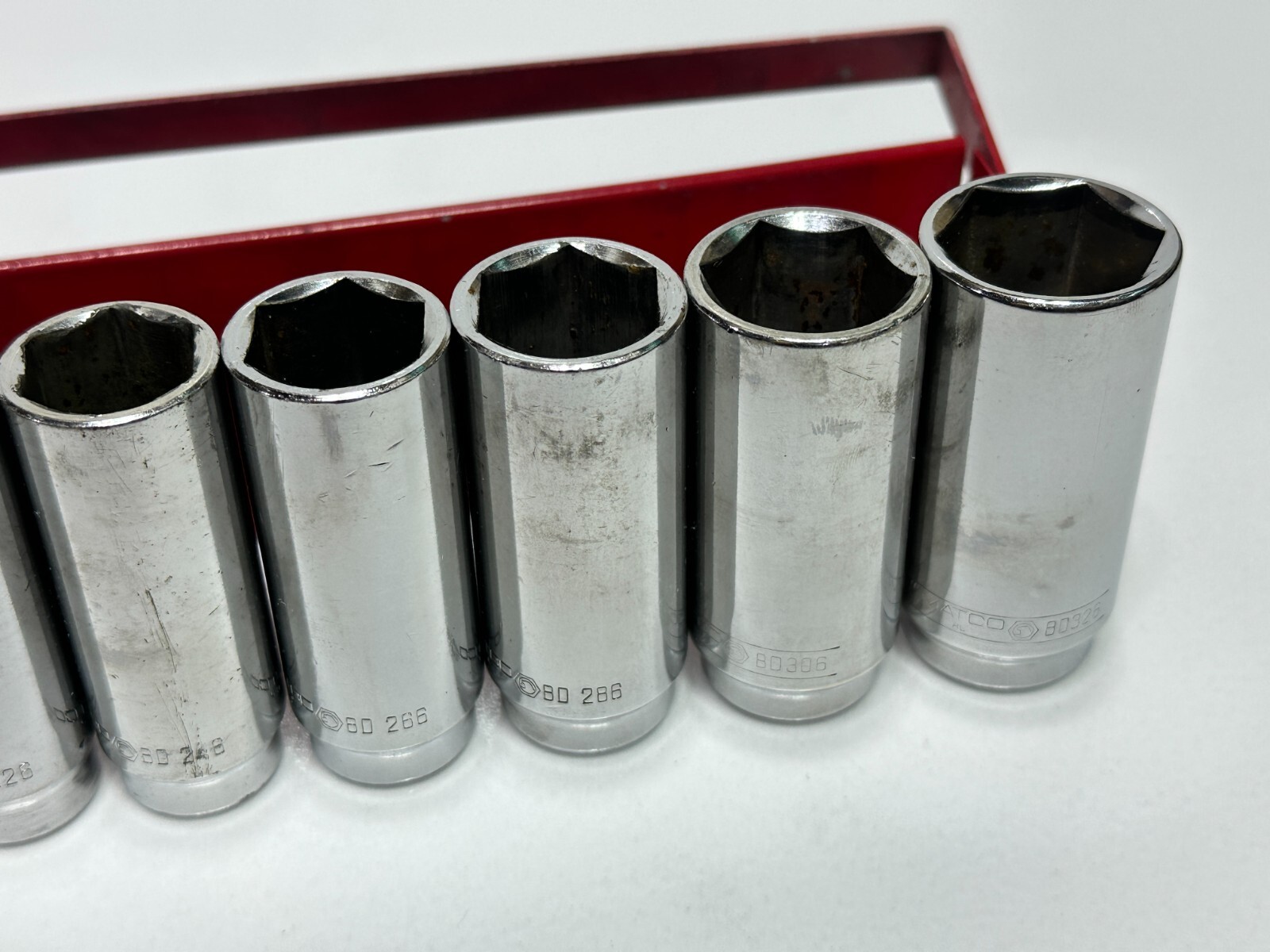 Matco Tools USA 13pc SAE 1/4″ to 1″ Deep Chrome Socket Set – 3/8″ Drive, 6 Point