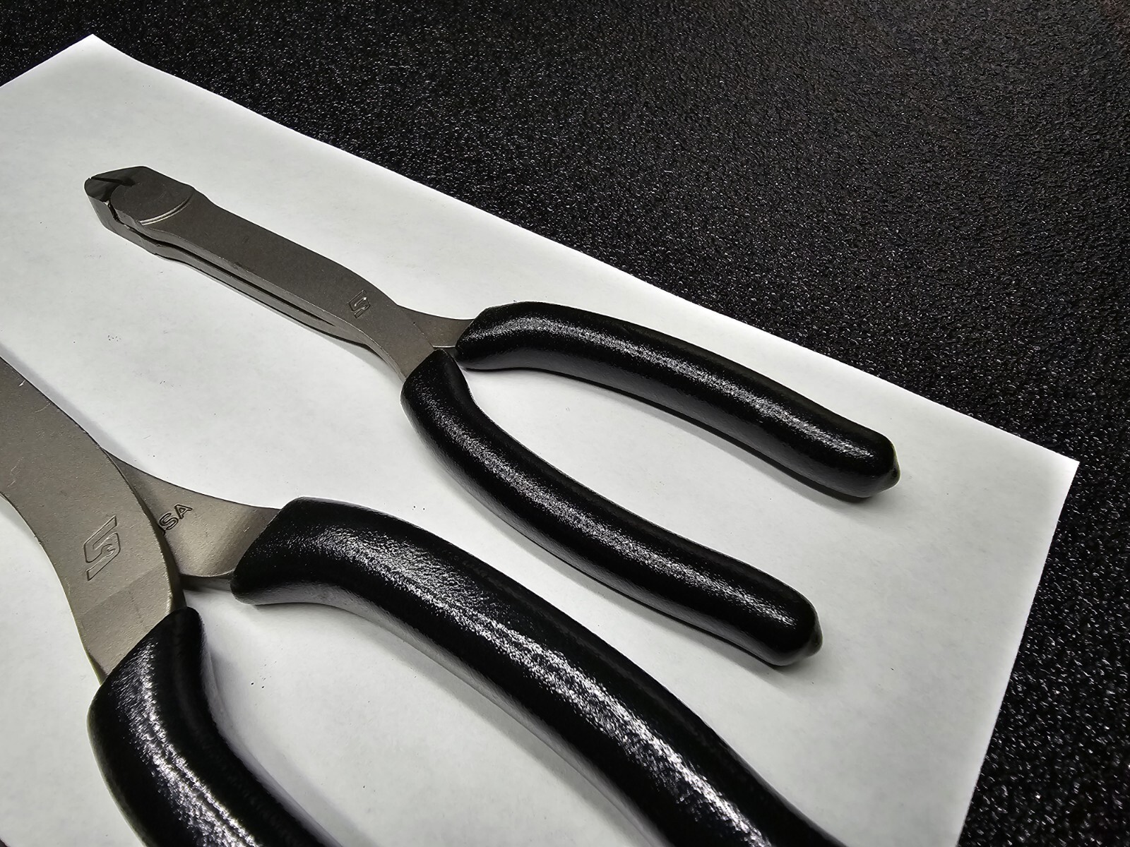Snap-on Tools USA NEW 7″ Long Mini & 11″ Heavy-Duty Diagonal Cutters 808CF 312CF