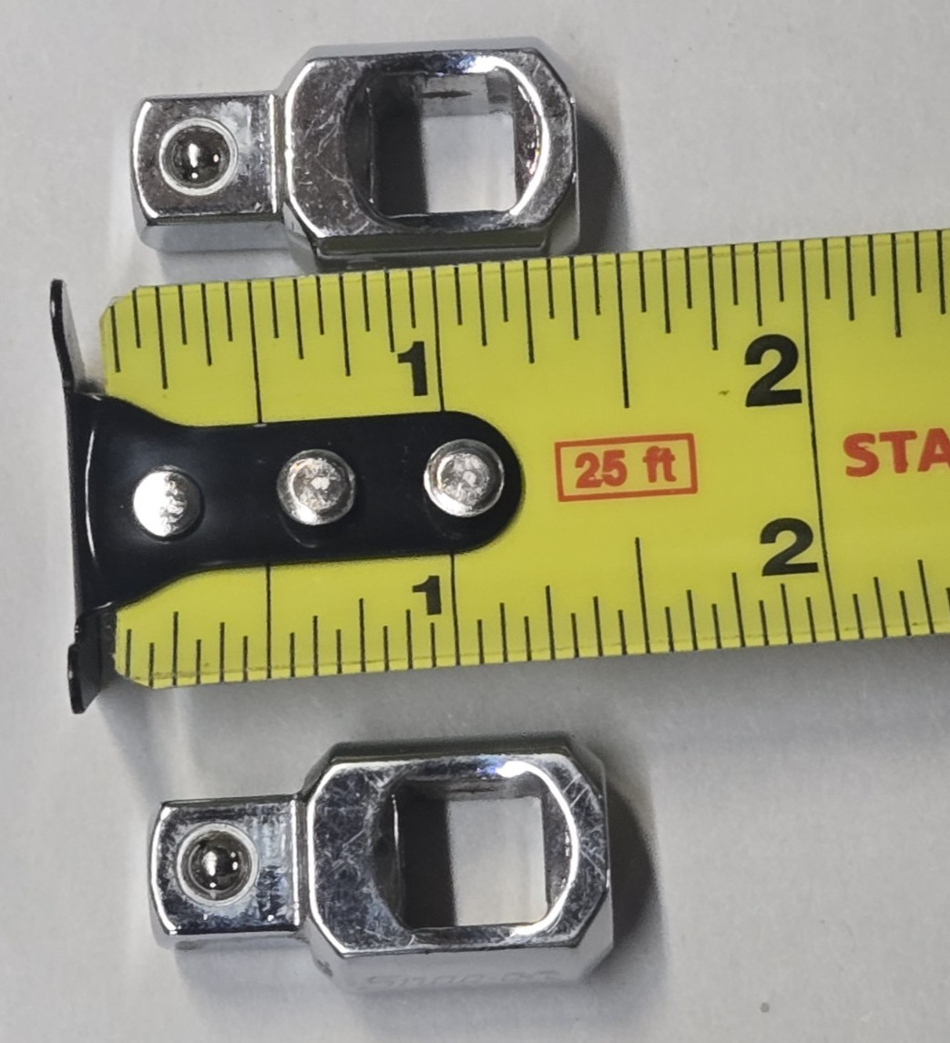 Snap On 3/8 Drive 2 Piece Extension Connector Set FZ1, set of 2
