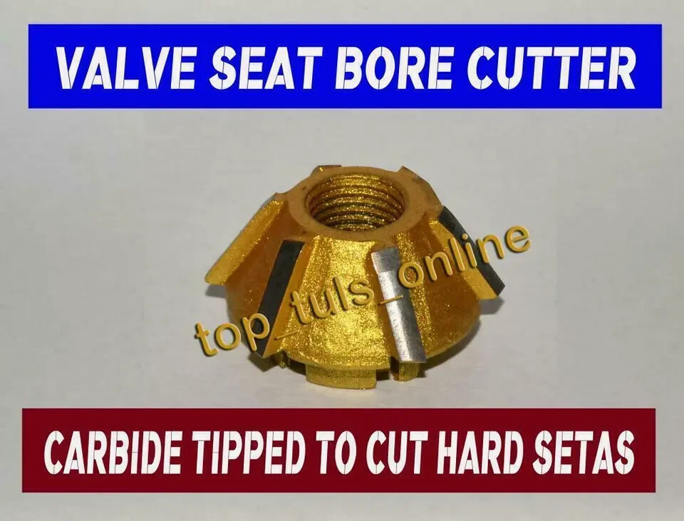 MODERN MOTORCYCLES,ATV,GENERATORS, HEADS VALVE SEAT CUTTER SET CARBIDE TIPPED
