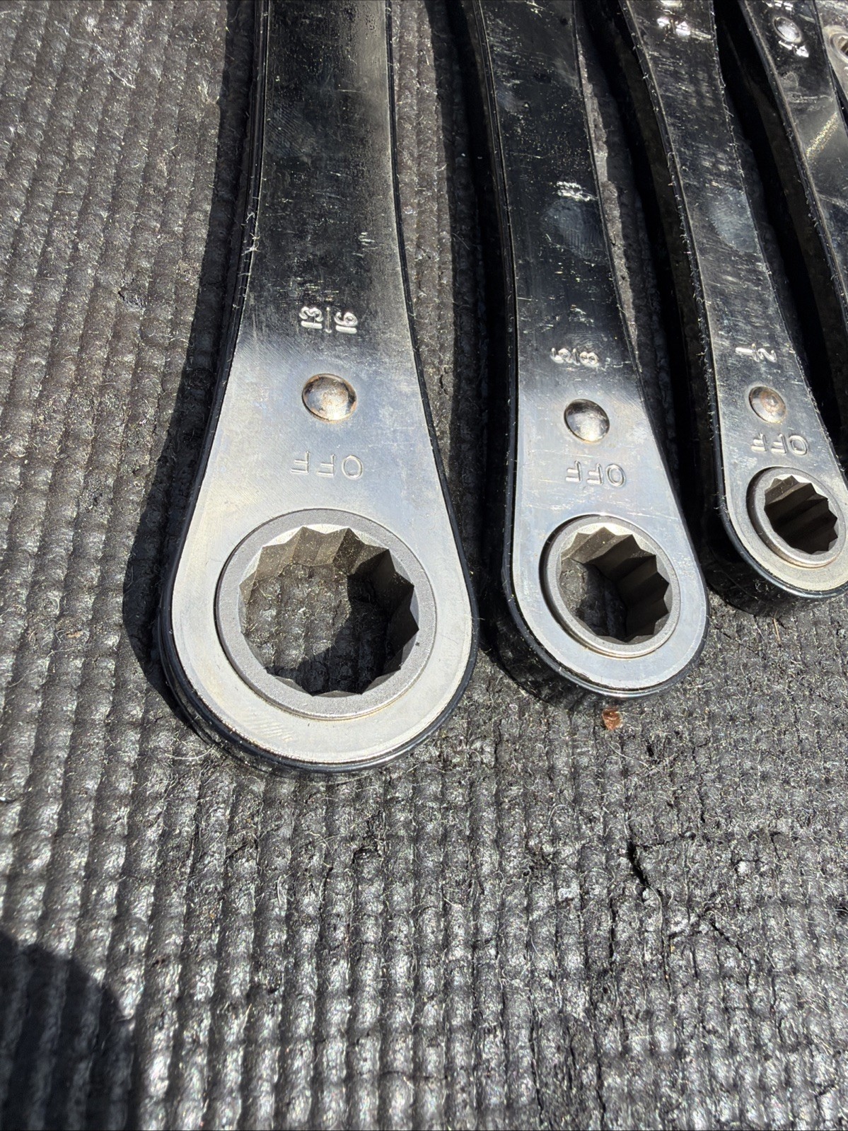 Sears Craftsman USA Nos 5pc Fog one Double Box Ratcheting Wrench Set Sae 4368