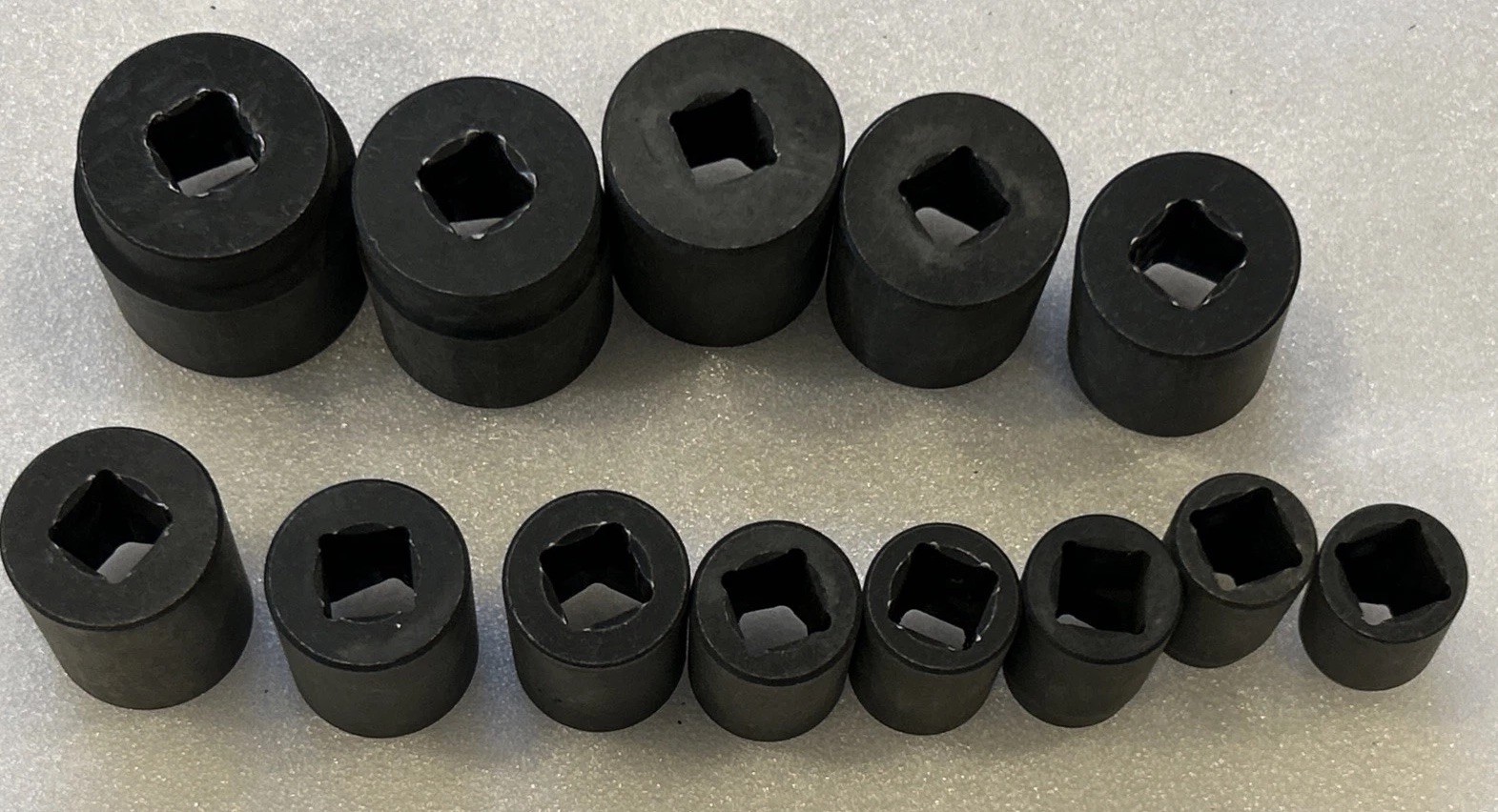 Klutch Impact Sockets 6 Point 1/2″ Drive SAE 13 Pieces