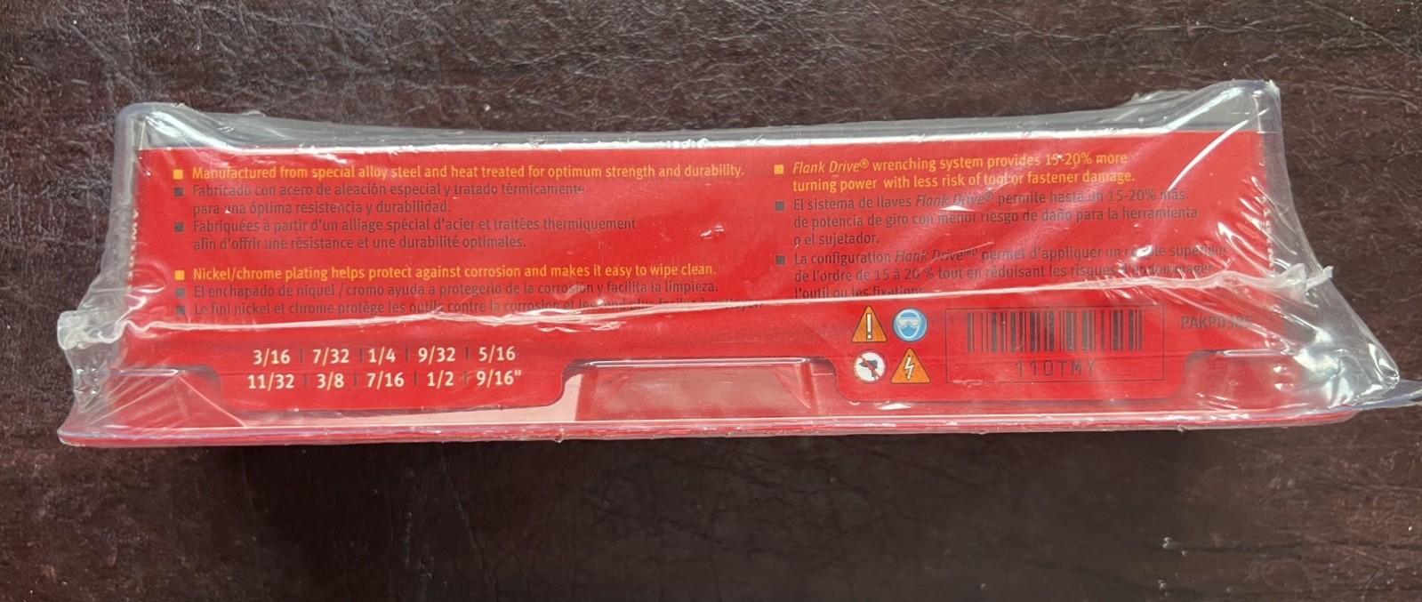 Snap On 10 pc Shallow Socket Set 110TMY NEW Sealed