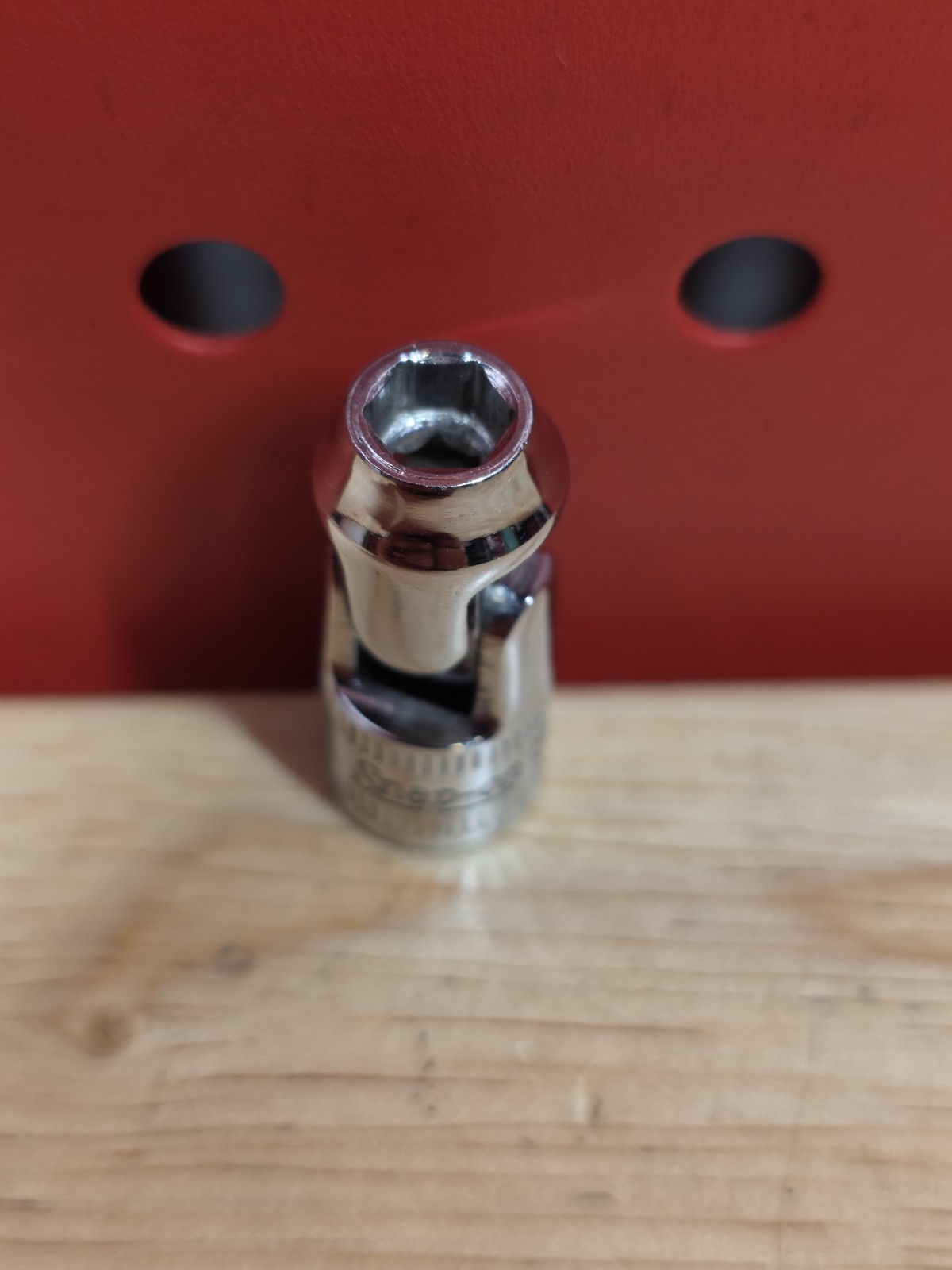 Snap-on TMUSM5.5 5.5mm 1/4″ Drive 6-Point Shallow Chrome Universal Swivel Socket