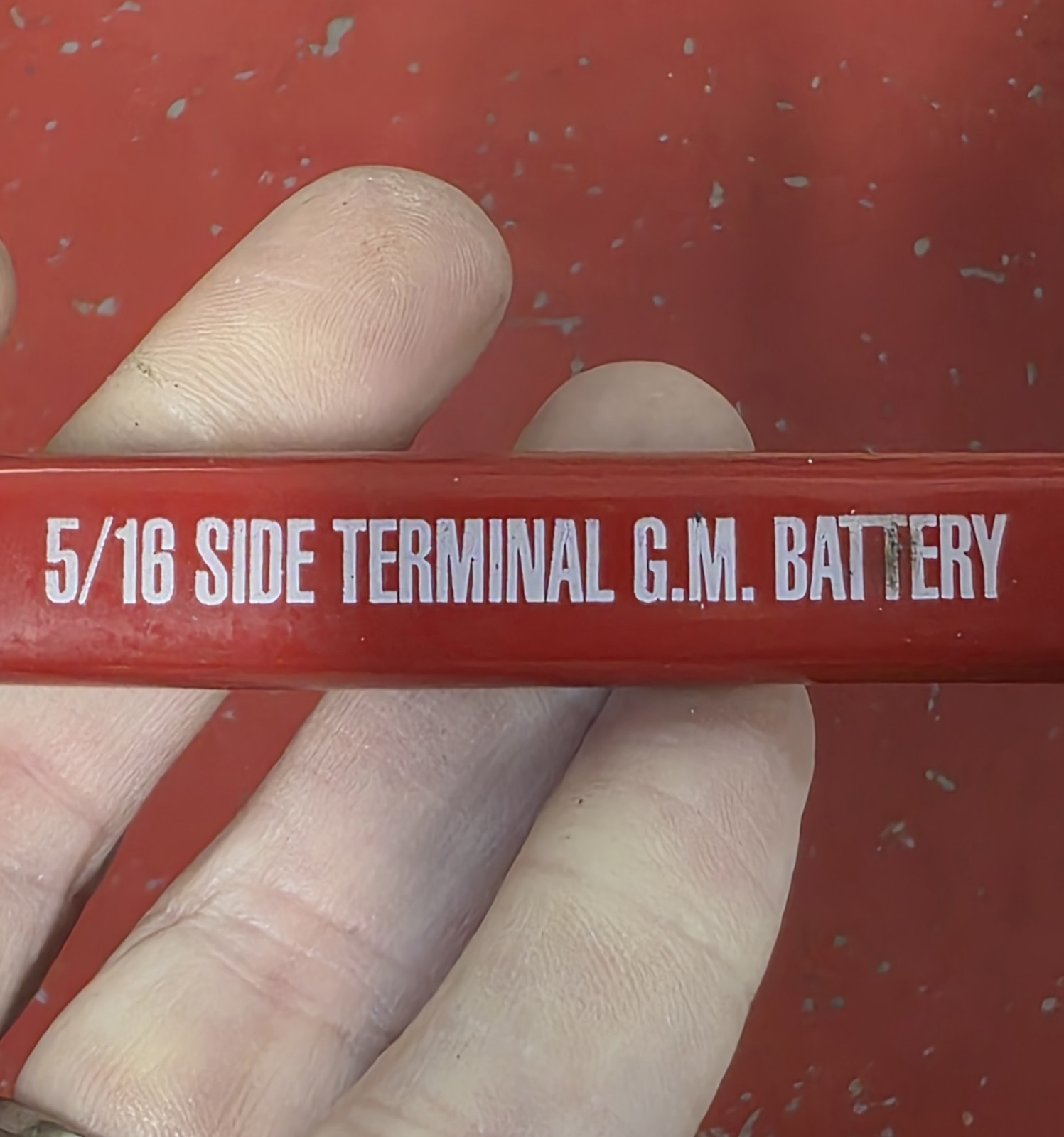Blue Point YA249 5/16″ Battery Terminal Reversible Ratcheting Wrench 6pt Red