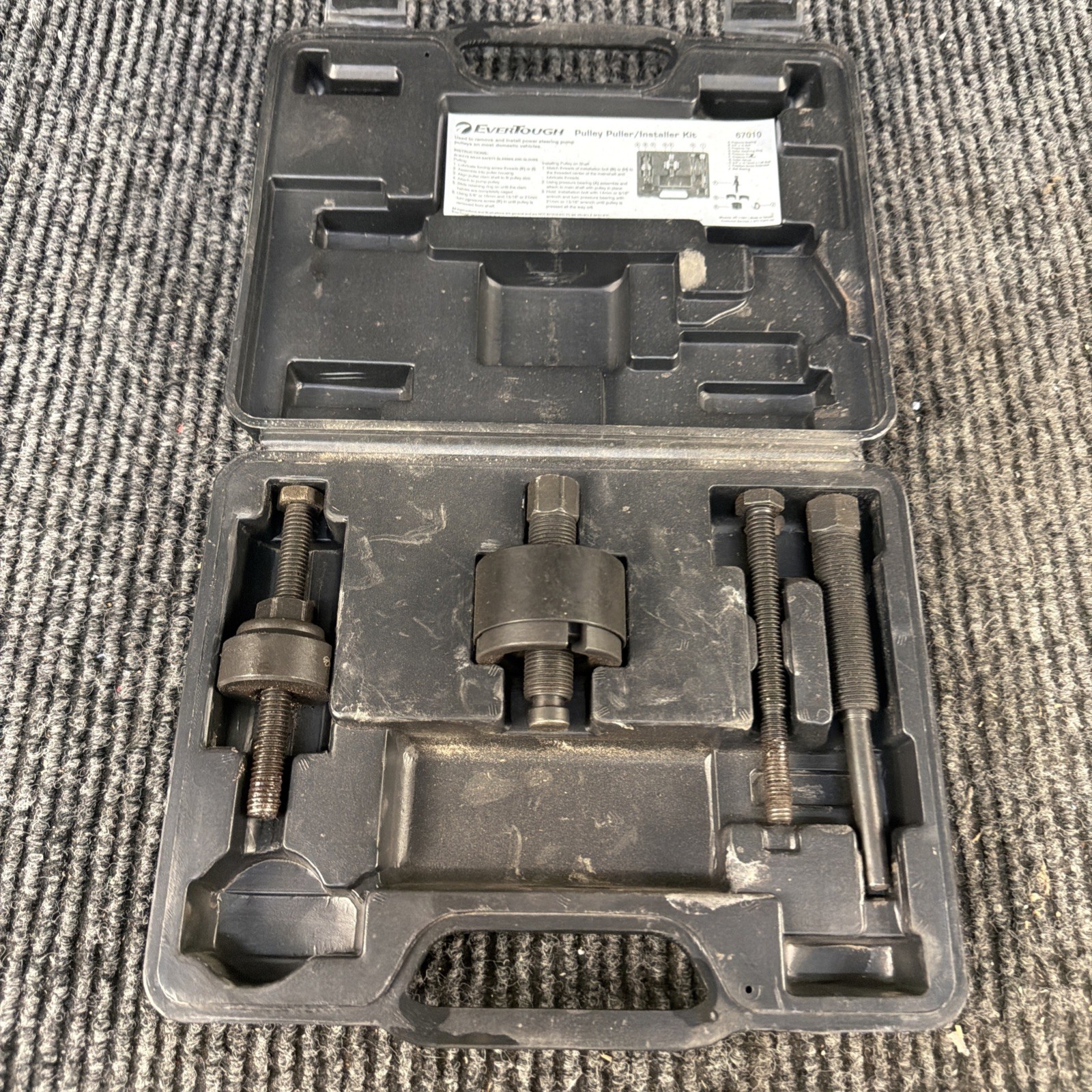EverTough Pulley Puller Installer Kit 67010 W/ Case