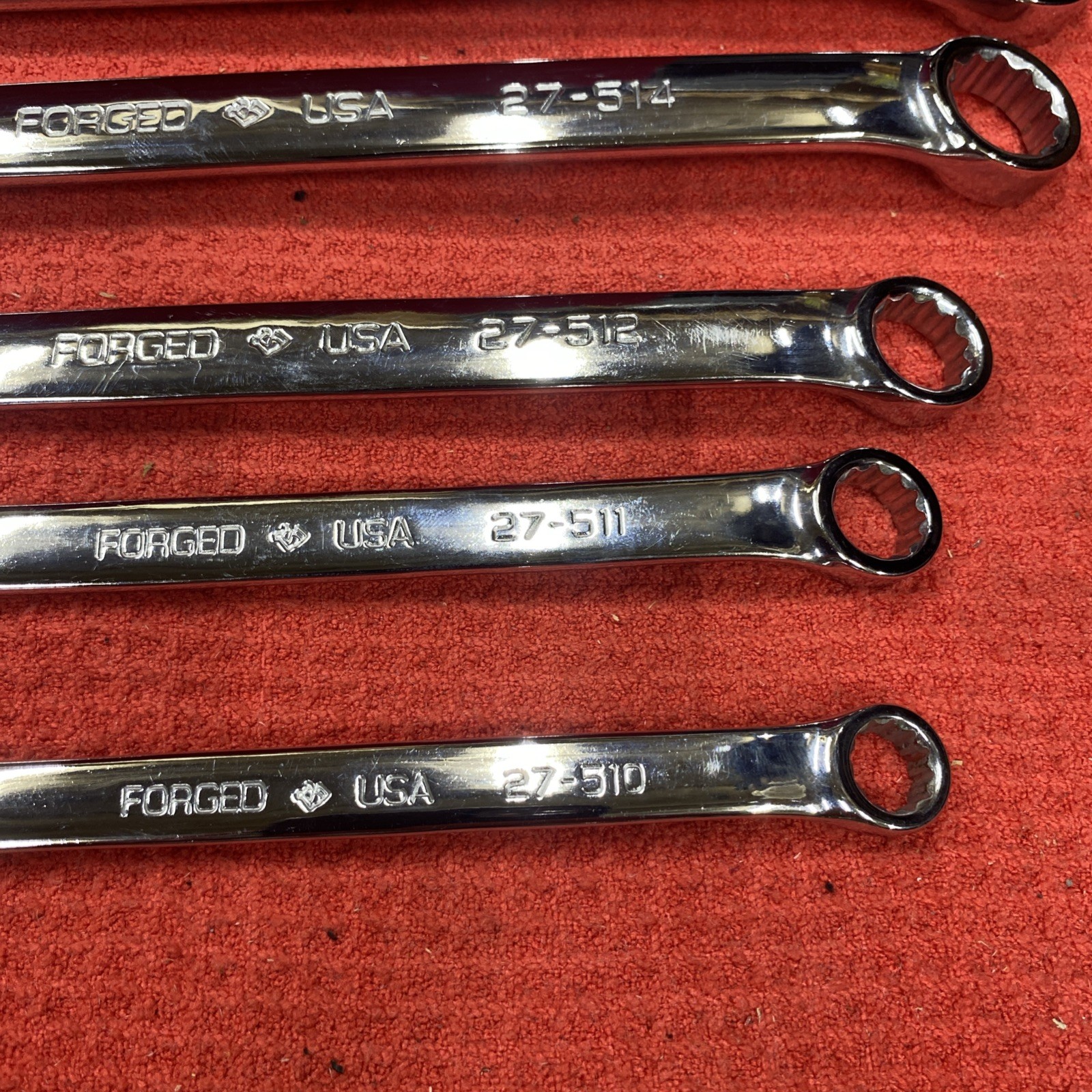 Armstrong Tools USA 6pc Ratcheting Double Box End Wrench Set SAE Missing 9/16