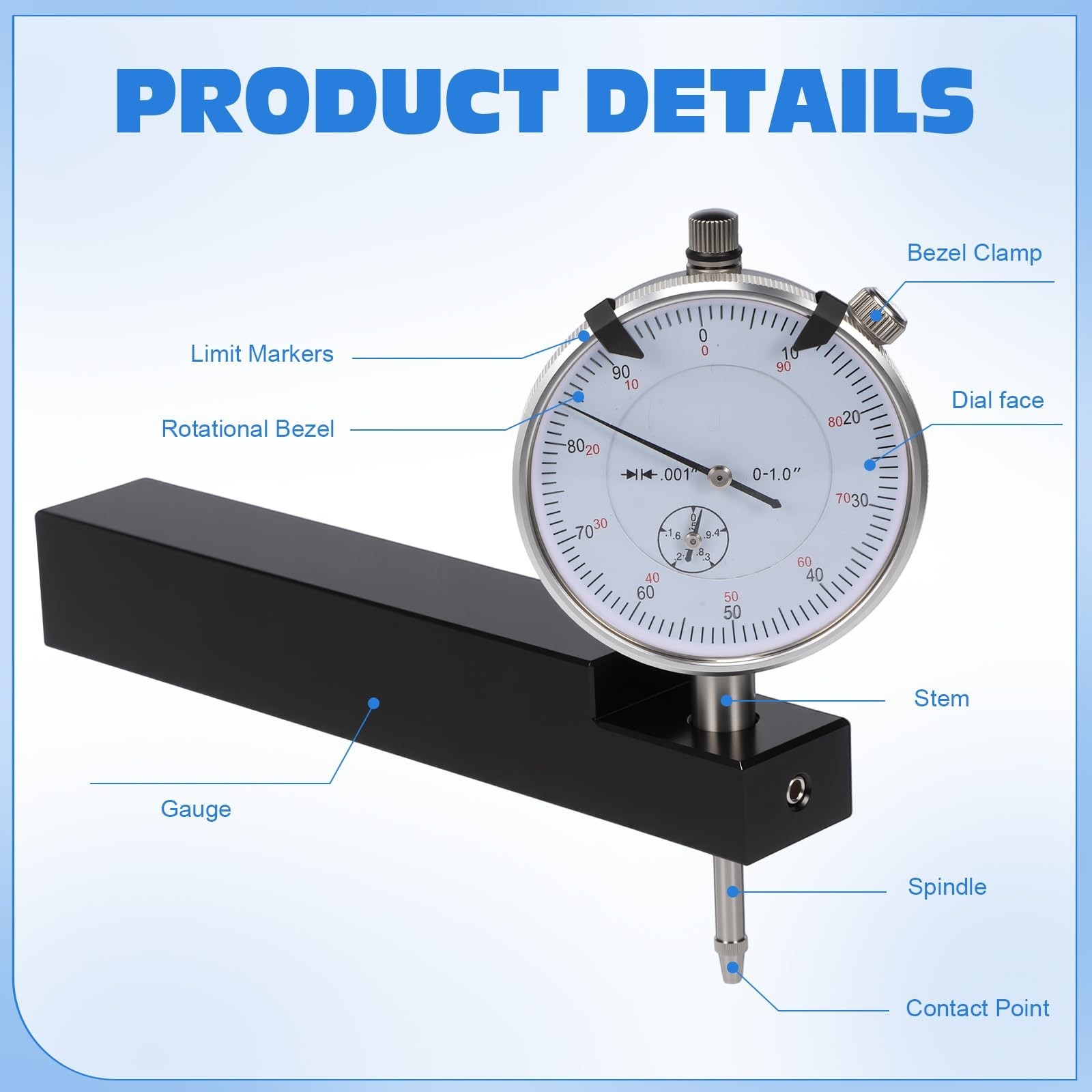 6434 Sleeve Height and Counter Bore Gauge Kit For All Diesel Engines Range 0-1″