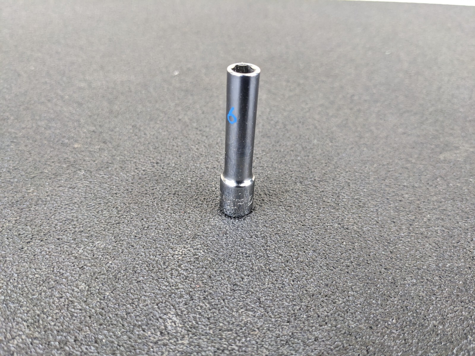 #bj515 Matco Tools NEW Deep 6 Pt 1/4” Drive 6mm Chrome Socket AD6M6A Made In USA