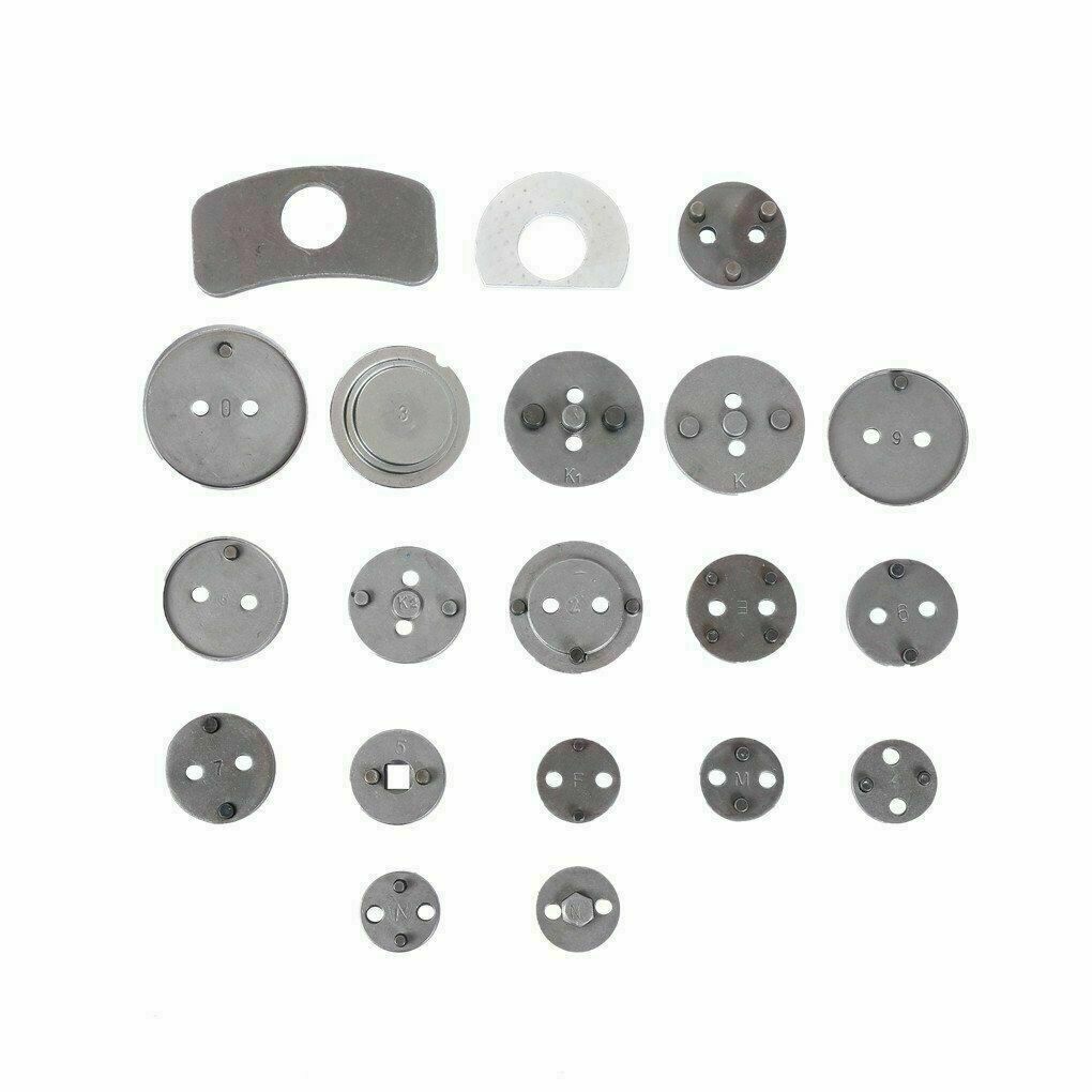 22pcs Disc Brake Piston Caliper Compressor Automotive Tool Kit Wind Back Rewind