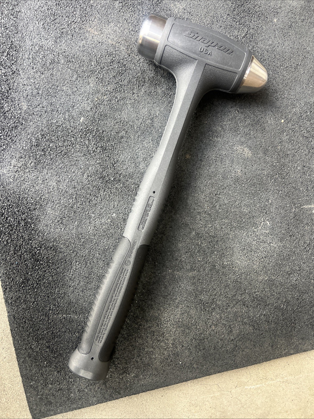 For Snap-on Tools DARK TITANIUM 40oz / 1125g Soft Grip Dead Blow Hammer HBBD40DT