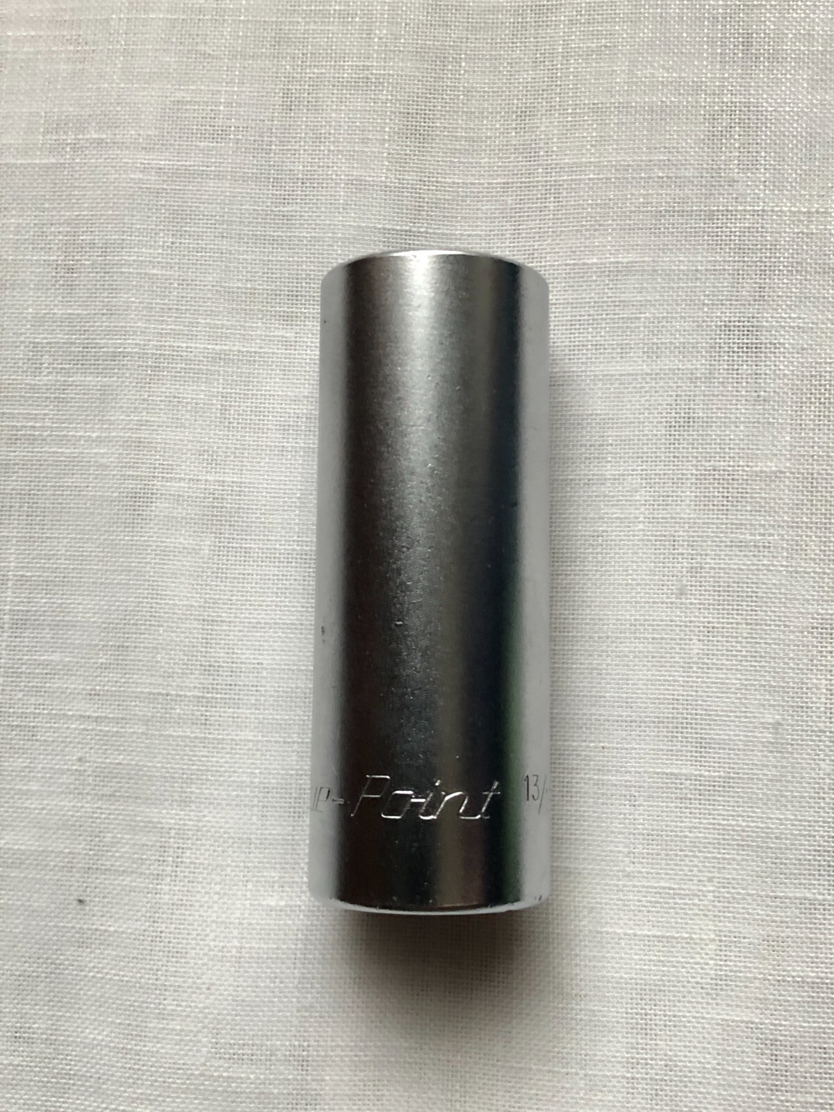 Blue-Point 13/16″ 3/8″-Drive Deep Socket 6-Point UF260 Matte Silver USA