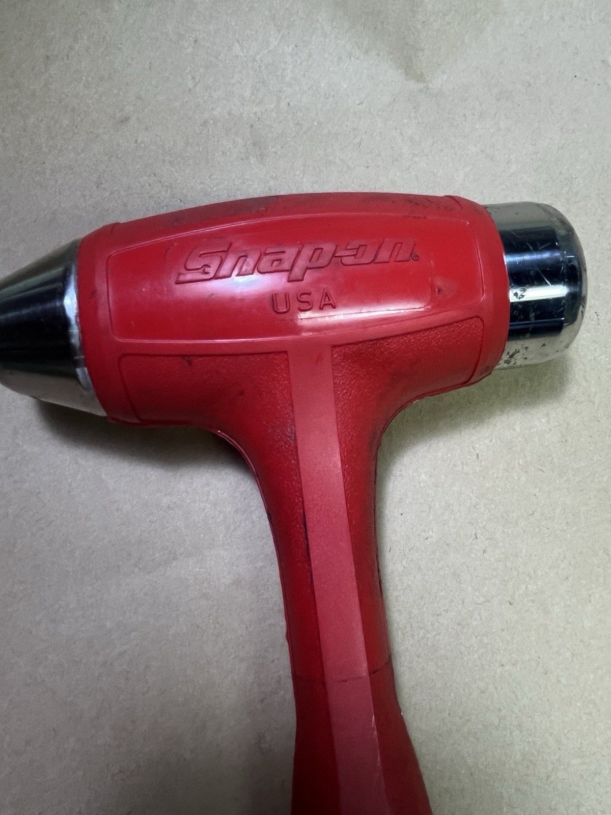 Snap-On Tools HBBD32 Red Ball Peen Dead Blow Hammer 32 Ounce USA