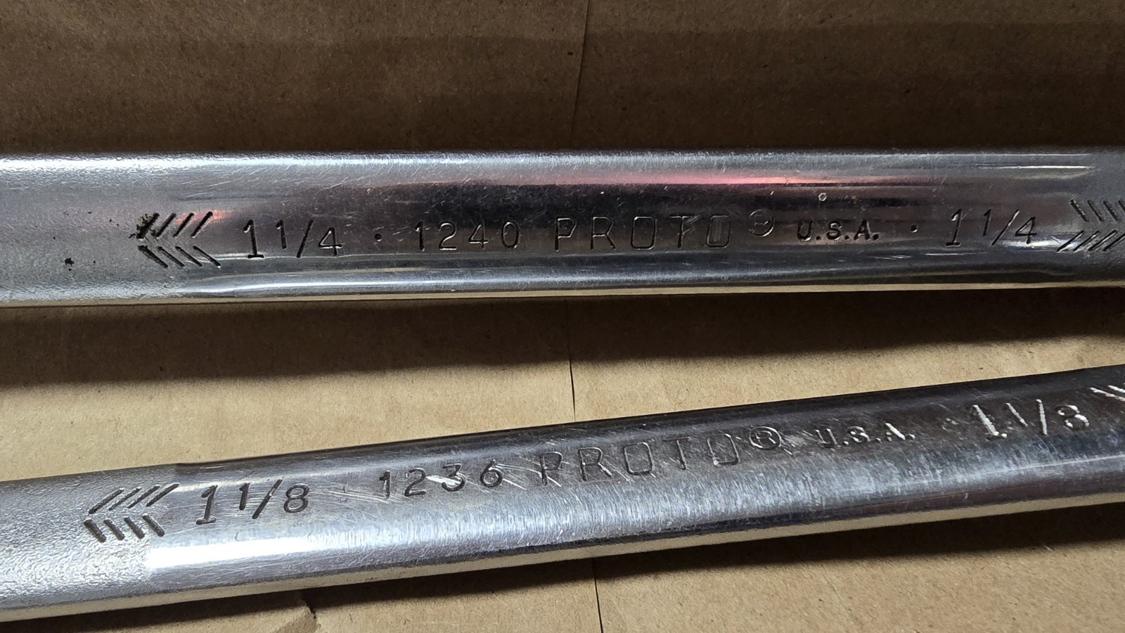 Vintage Proto Professional SAE Combination Wrench lot 13 Piece USA 5/16 – 1 1/4
