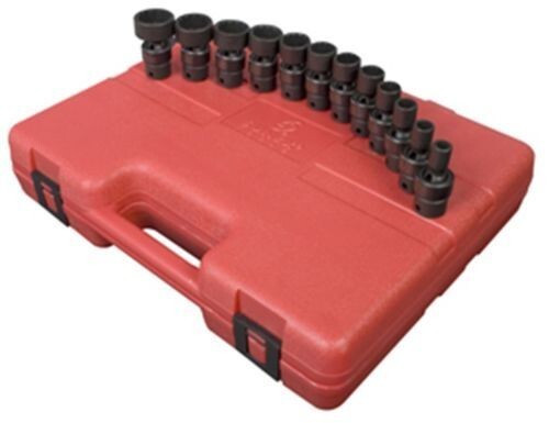 Sunex 12pc 3/8″ SAE 12pt Universal Impact Sockets Tools Set Standard 3690