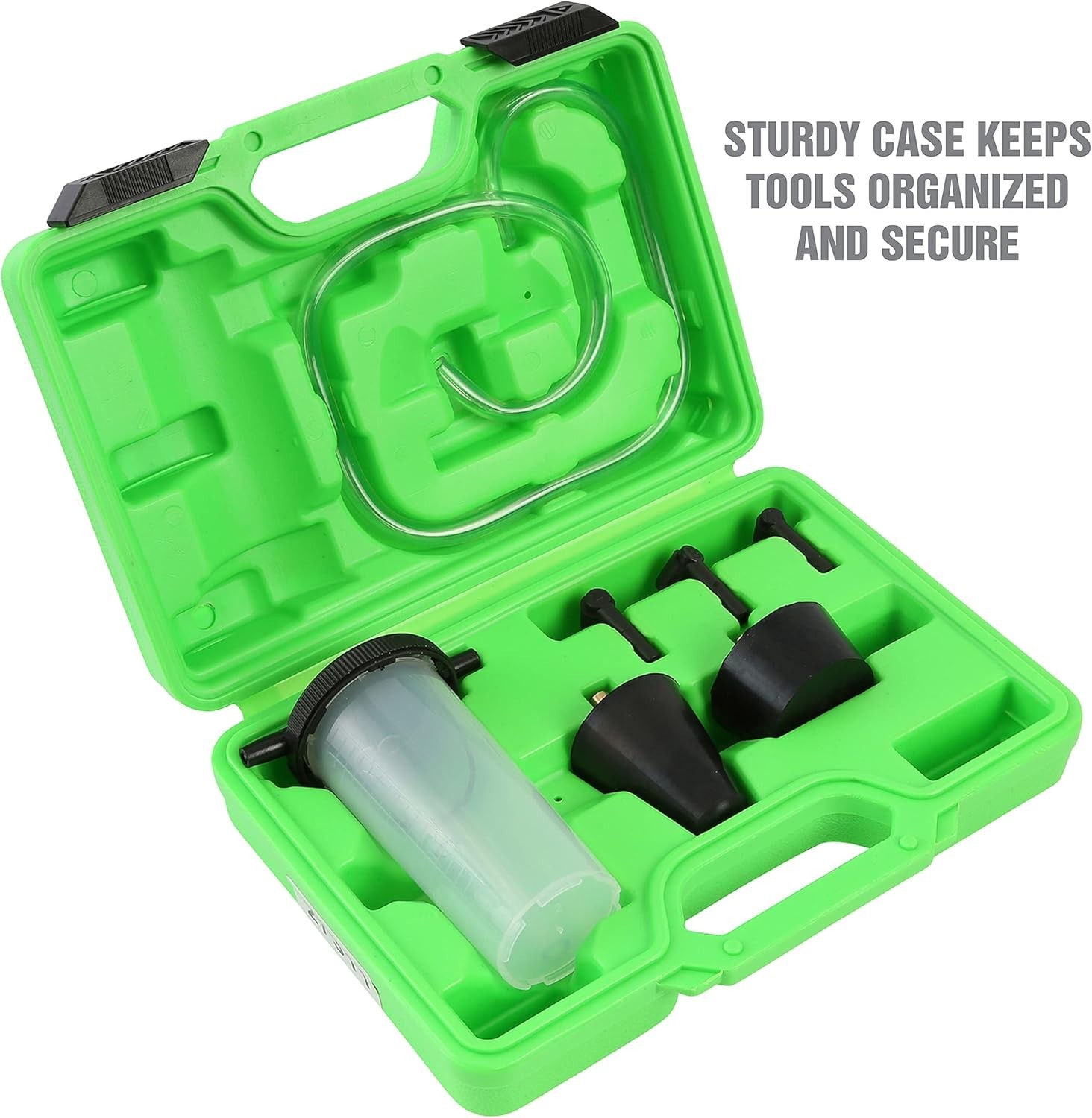 27311 Power Steering and Brake Bleeder Kit, Removes One Size, Green
