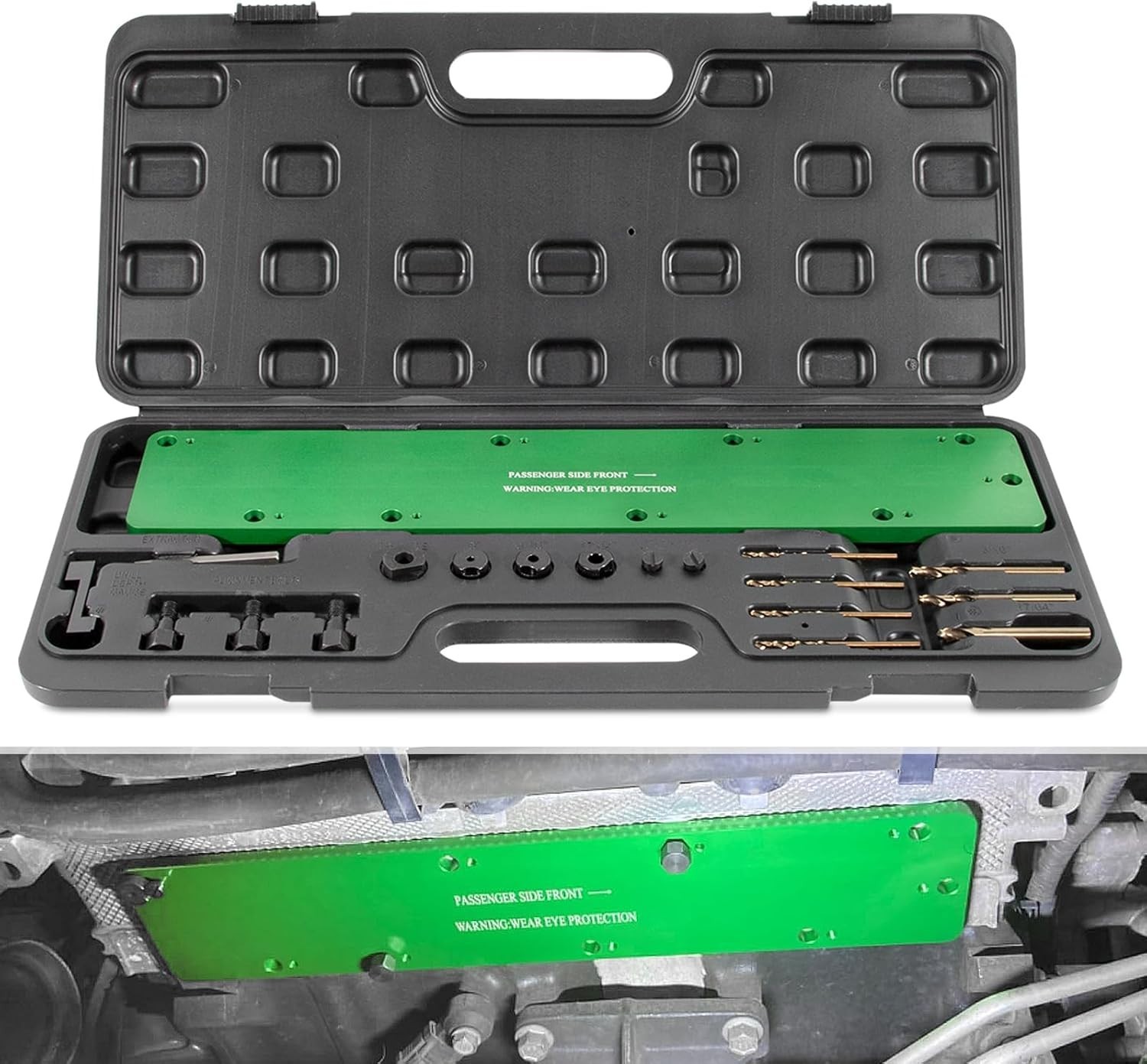 71500 Exhaust Manifold Bolt Drill Template Removal Tool Dodge 5.7L HEMI Engine