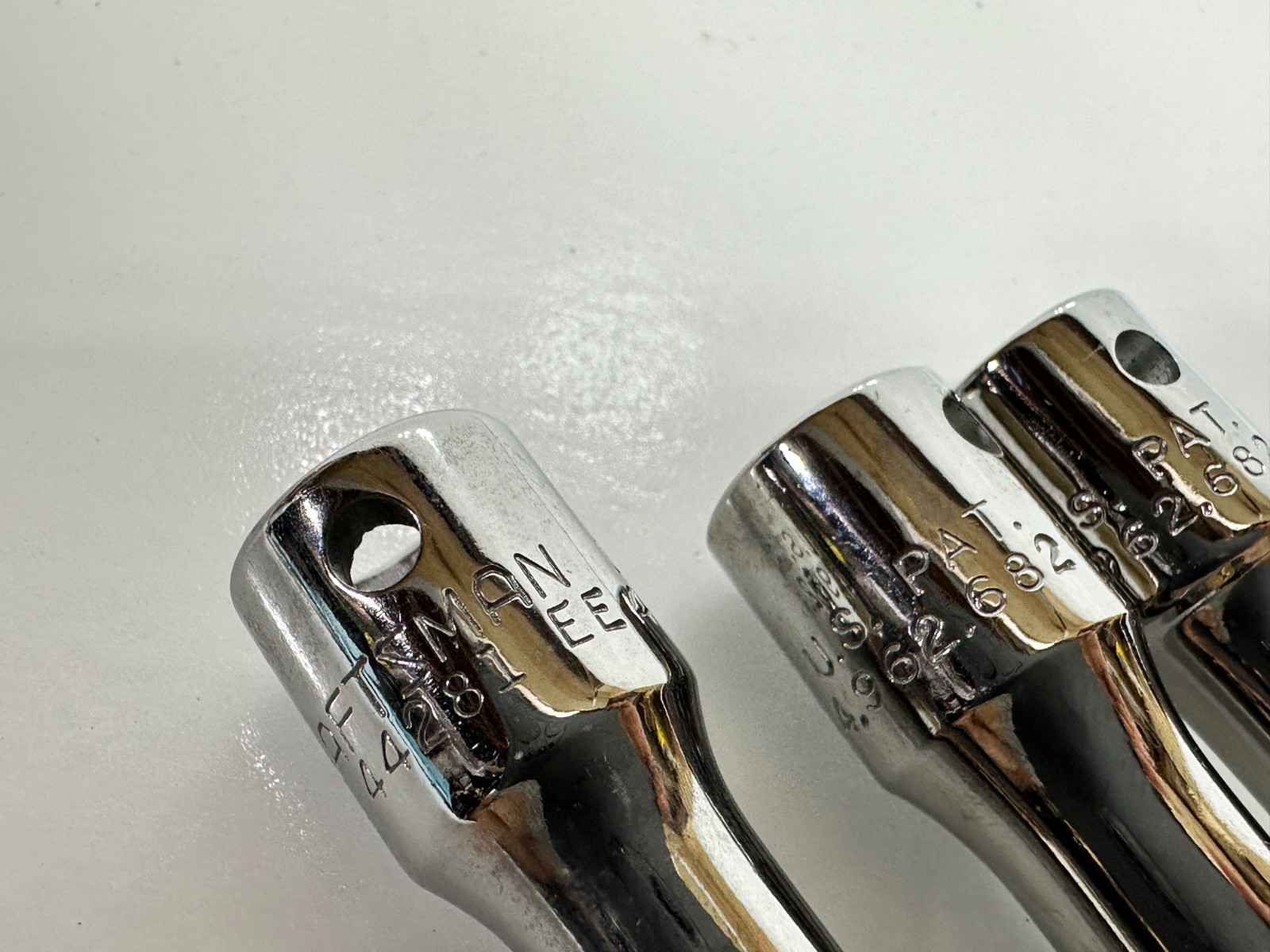 Craftsman USA 3pc EE 3/6/10” 3/8″ Dr. PUSH BUTTON Locking Extension Bar Set RARE