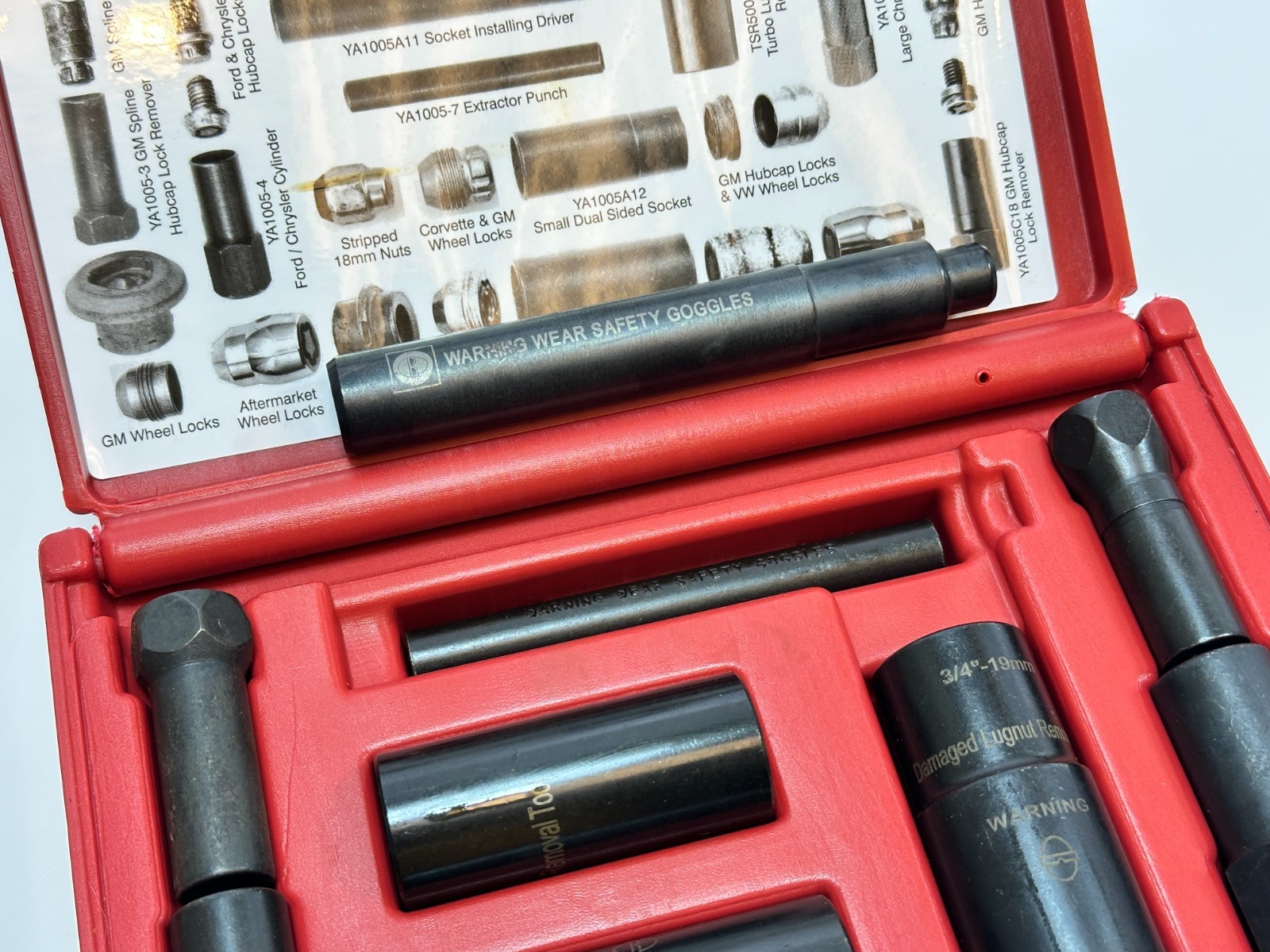 NEW Blue-Point Tools YA1005C Hubcap & Wheel Lock Removal Kit Set (New Old Stock)