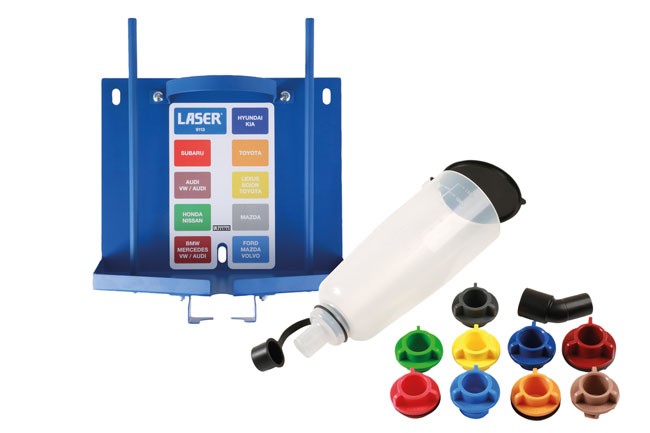 Oil Funnel Kit with Drain Storage Station