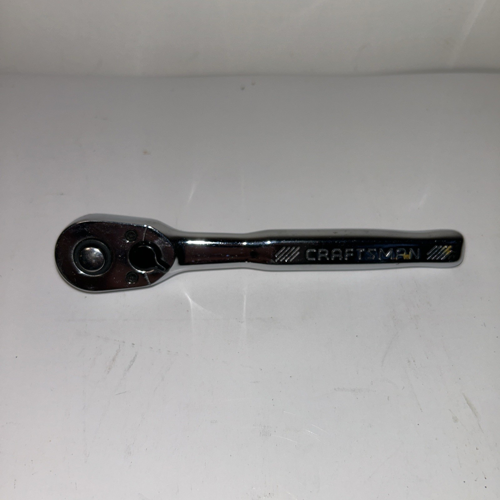 Craftsman 1/4» Drive 72 Tooth Pear Head Quick Release Ratchet CMMT81747