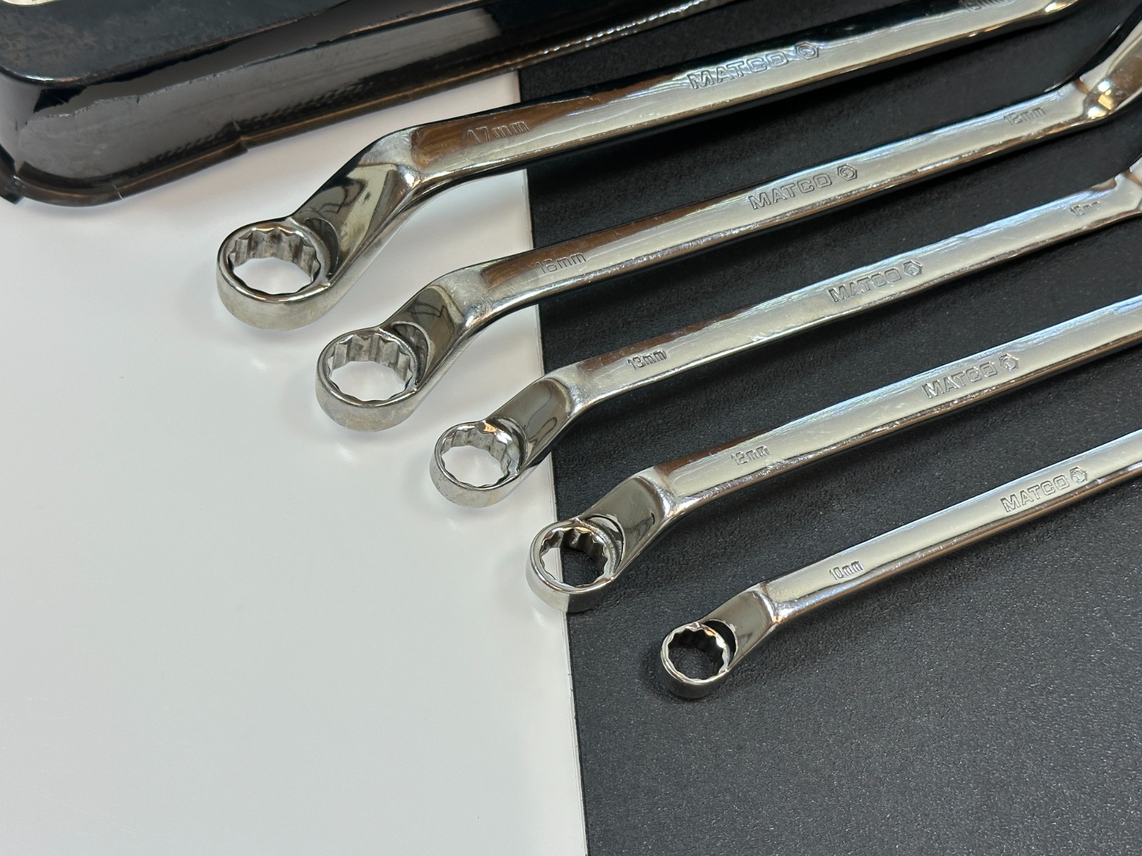 🇺🇸 Matco Tools USA SRBLM5T 5pc Offset Double Box METRIC 10mm-19mm Wrench Set
