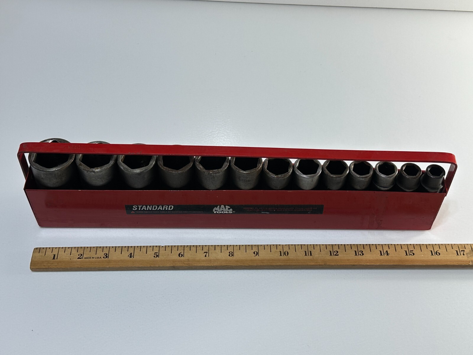 MAC Tools USA 13pc SAE Deep Impact Socket Set 1/2″ Drive 6 Point 7/16″ to 1-1/4″