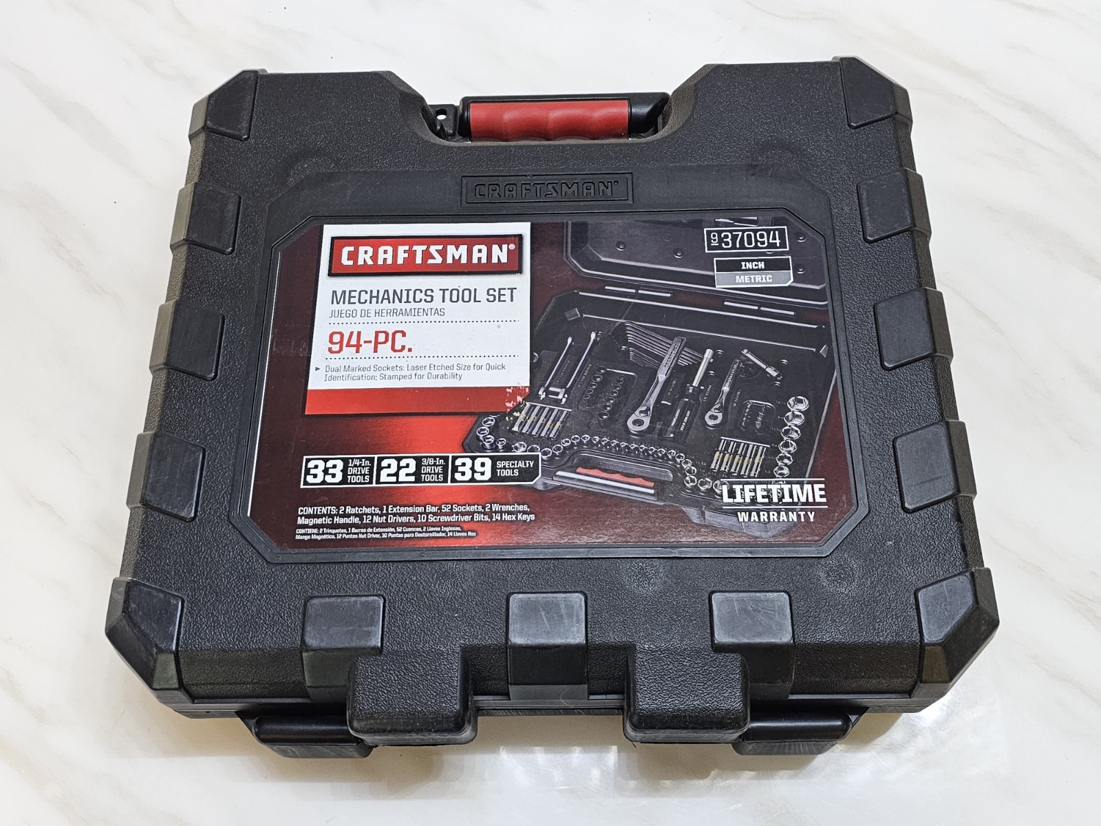 Craftsman MADE IN USA 94 Pc Mechanics Tool Set , Vintage