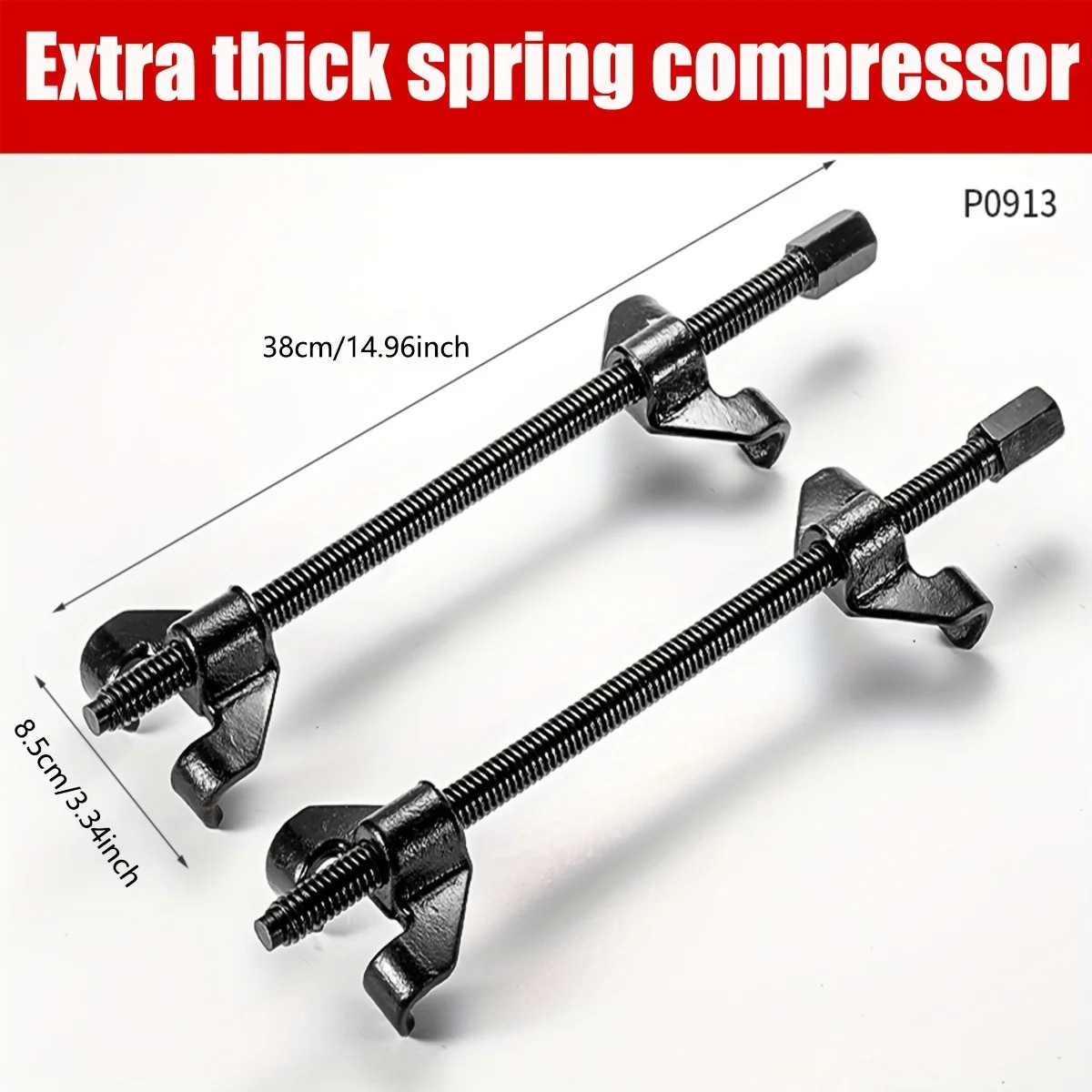 1 Pair 38CM/28CM Car Spring Compressor Heavy Duty Disassembly and Assembly Tool
