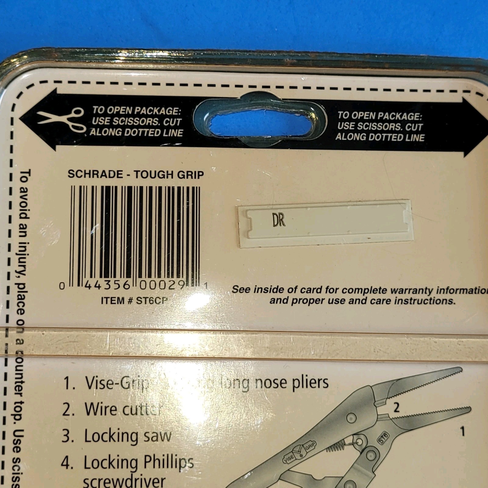 Petersen Dewitt Vise Grip & Schrade Multi-Tool ST6 USA, Original Packaging