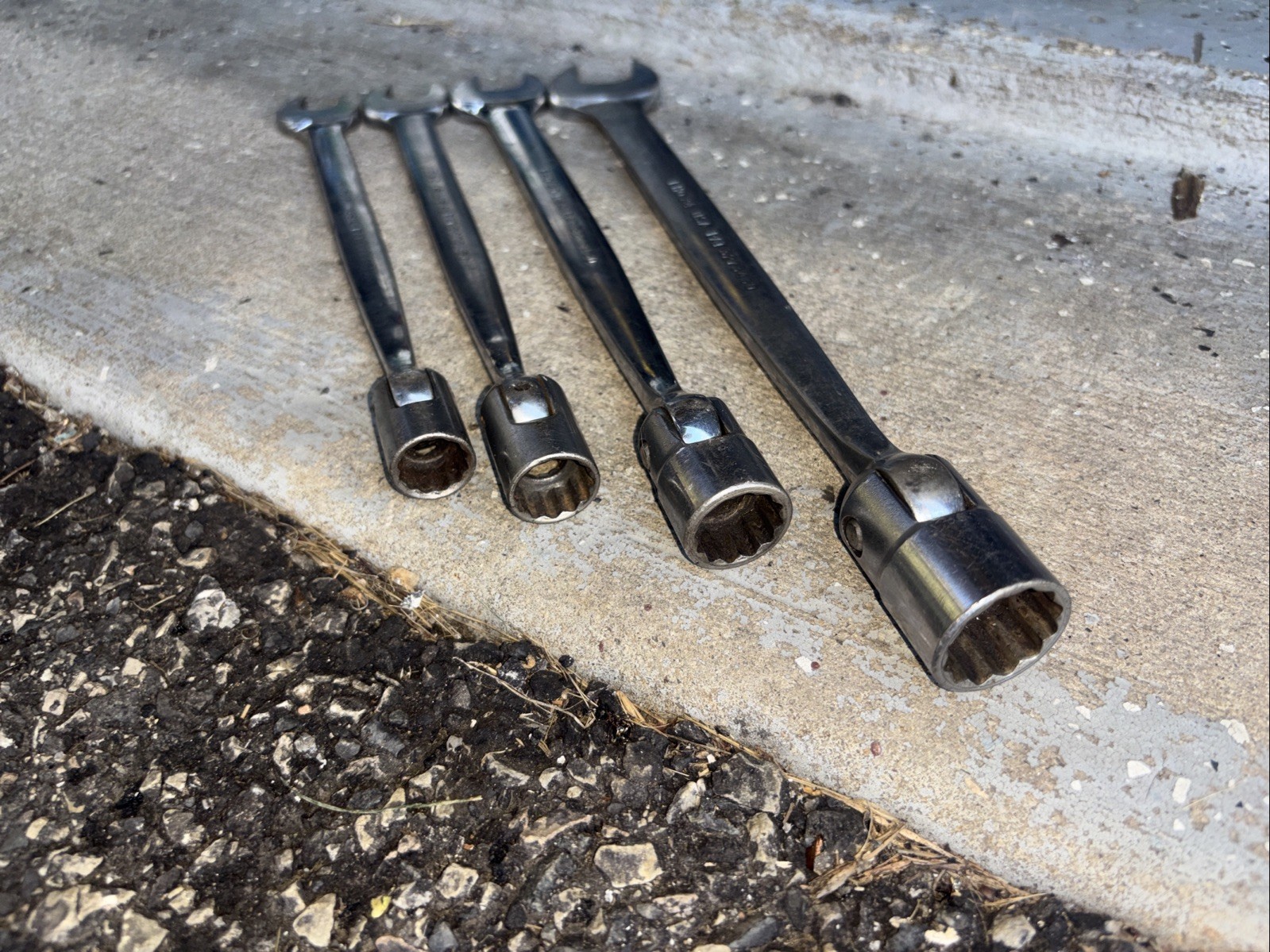 Lot 4 Snap On Tools OH2o OH24 OH18 OH20Alignment Wrenches 3/4 5/8 9/16 1/2