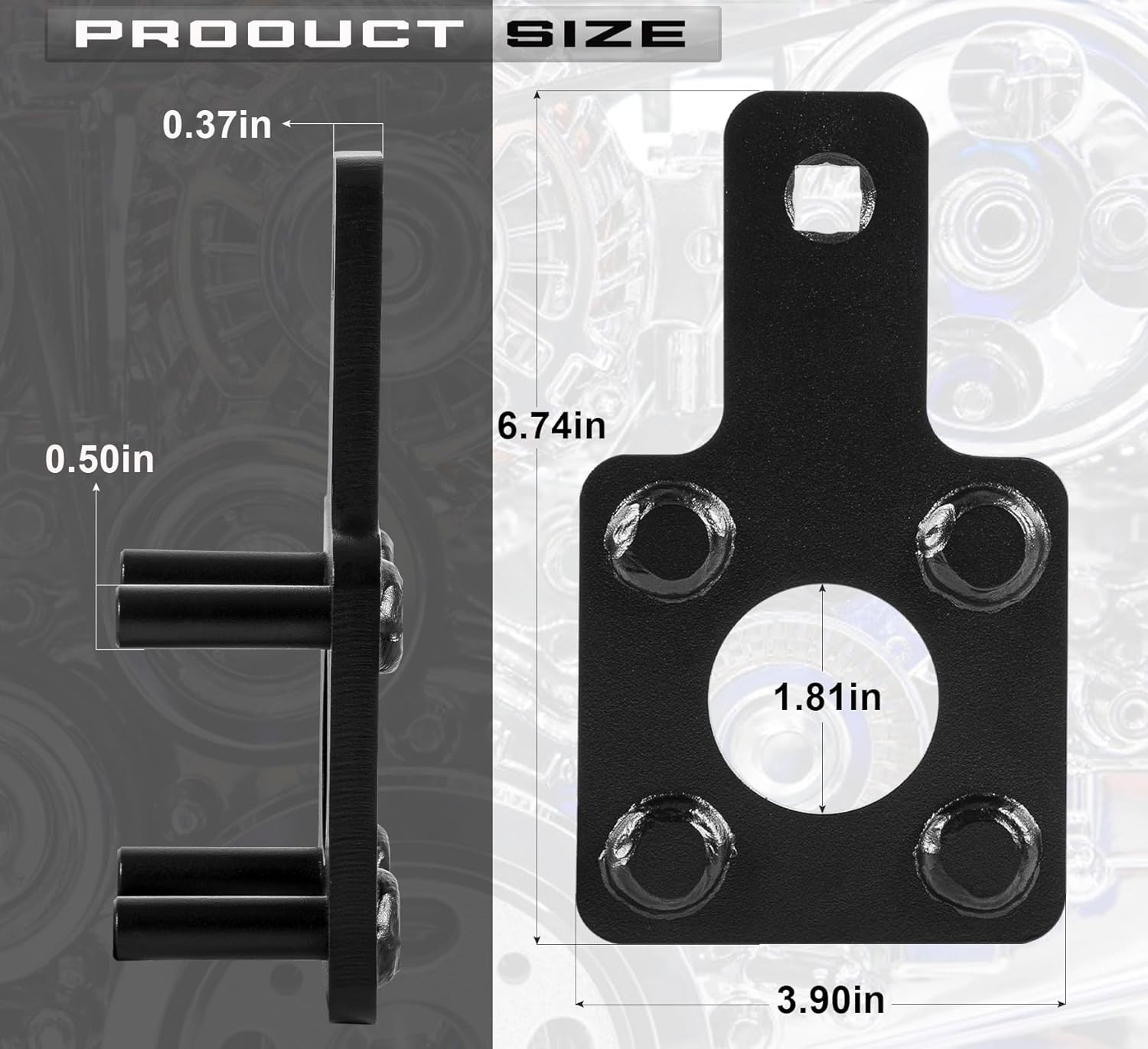 10198A Crankshaft Counter Hold Hand Tool For VW Routan Dodge Chrysler 3.6L