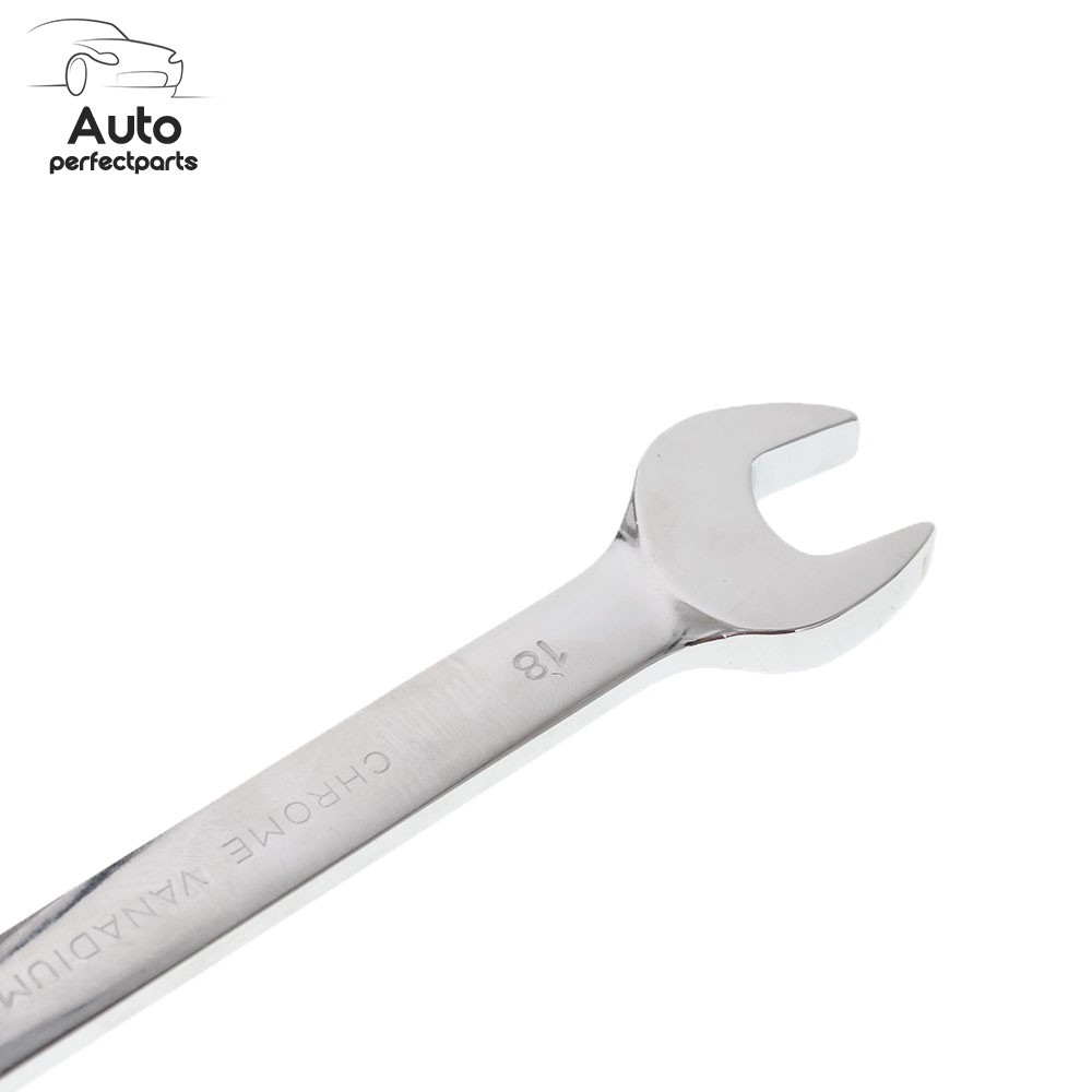12PCS Flexible Head Ratcheting Spanner Auto Wrench 8-19mm Combination Tools Kit
