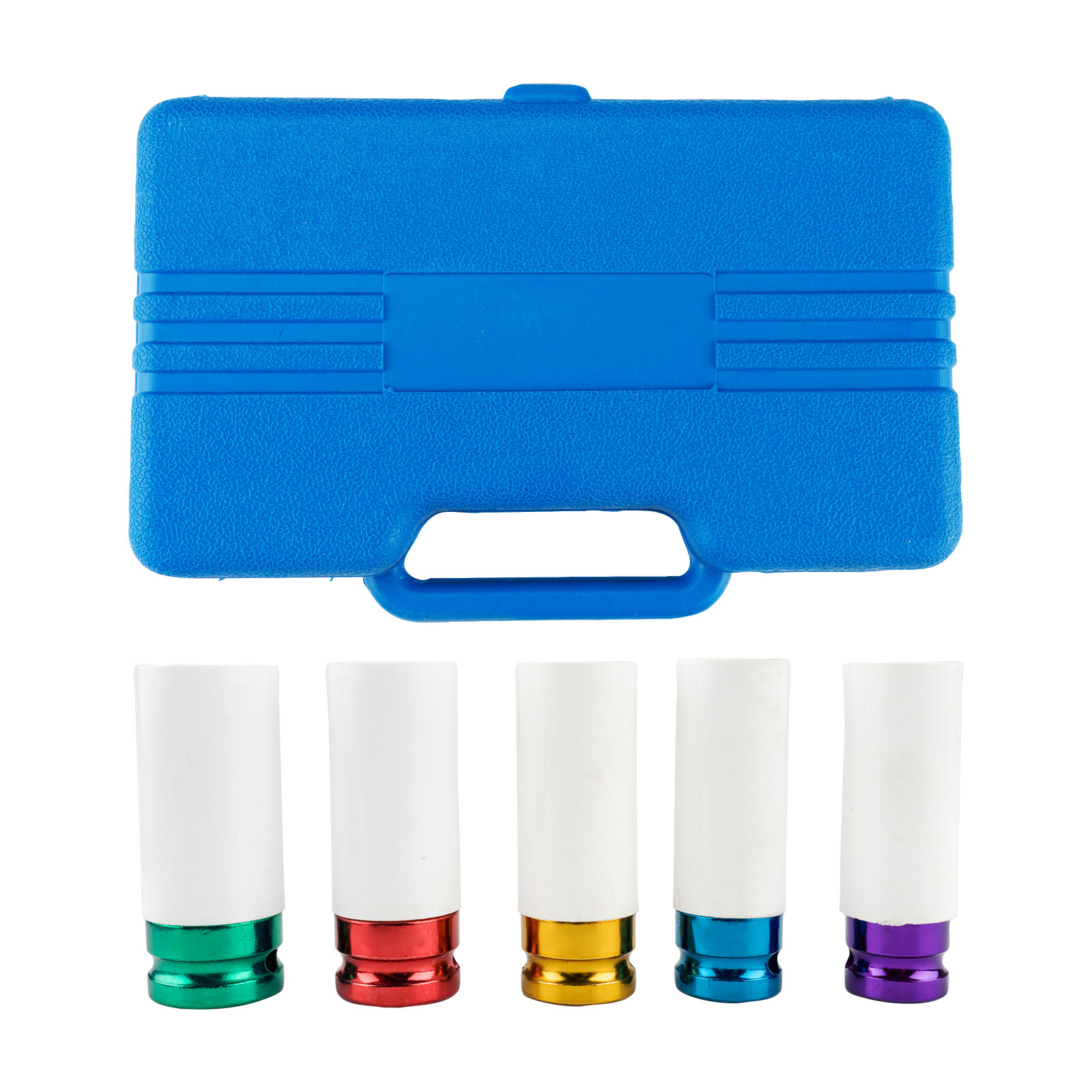 Lug Nut Socket Impact Socket Set Thin Wall Socket Wheel Protector Set 1/2″ 5pcs