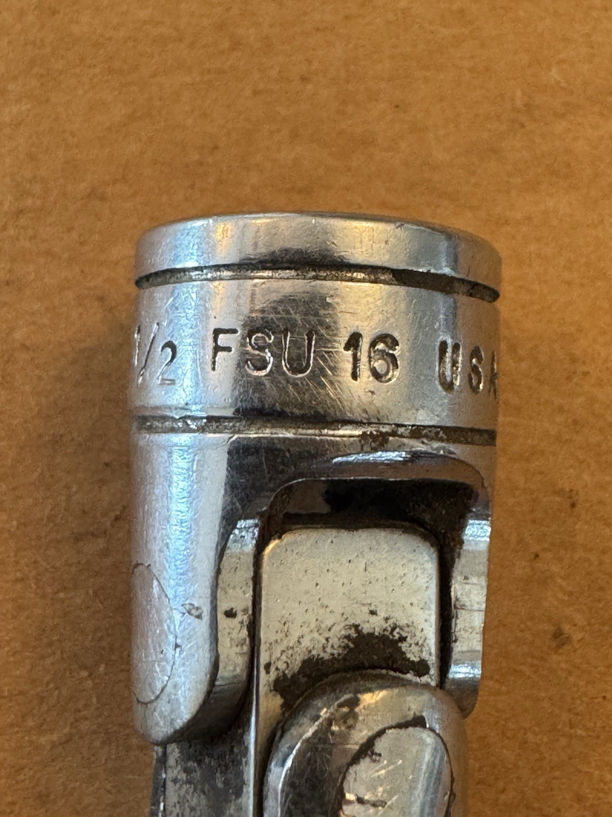 Vintage Snap-on USA Universal Swivel Sockets Lot FSU FSU16 S9704 TM 5/16-13/16
