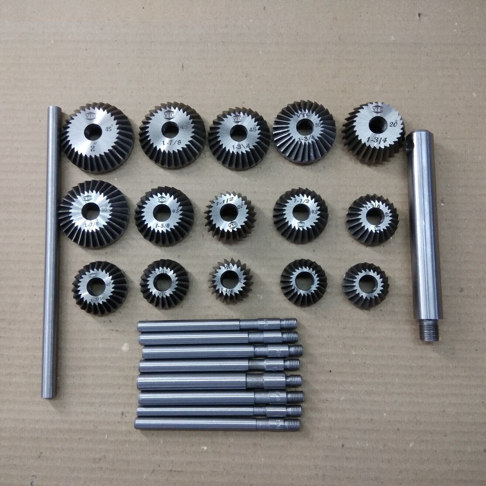 Valve Seat & Face Cutter Set of 15 Pcs Set for Vintage Cars & Bikes Metal box