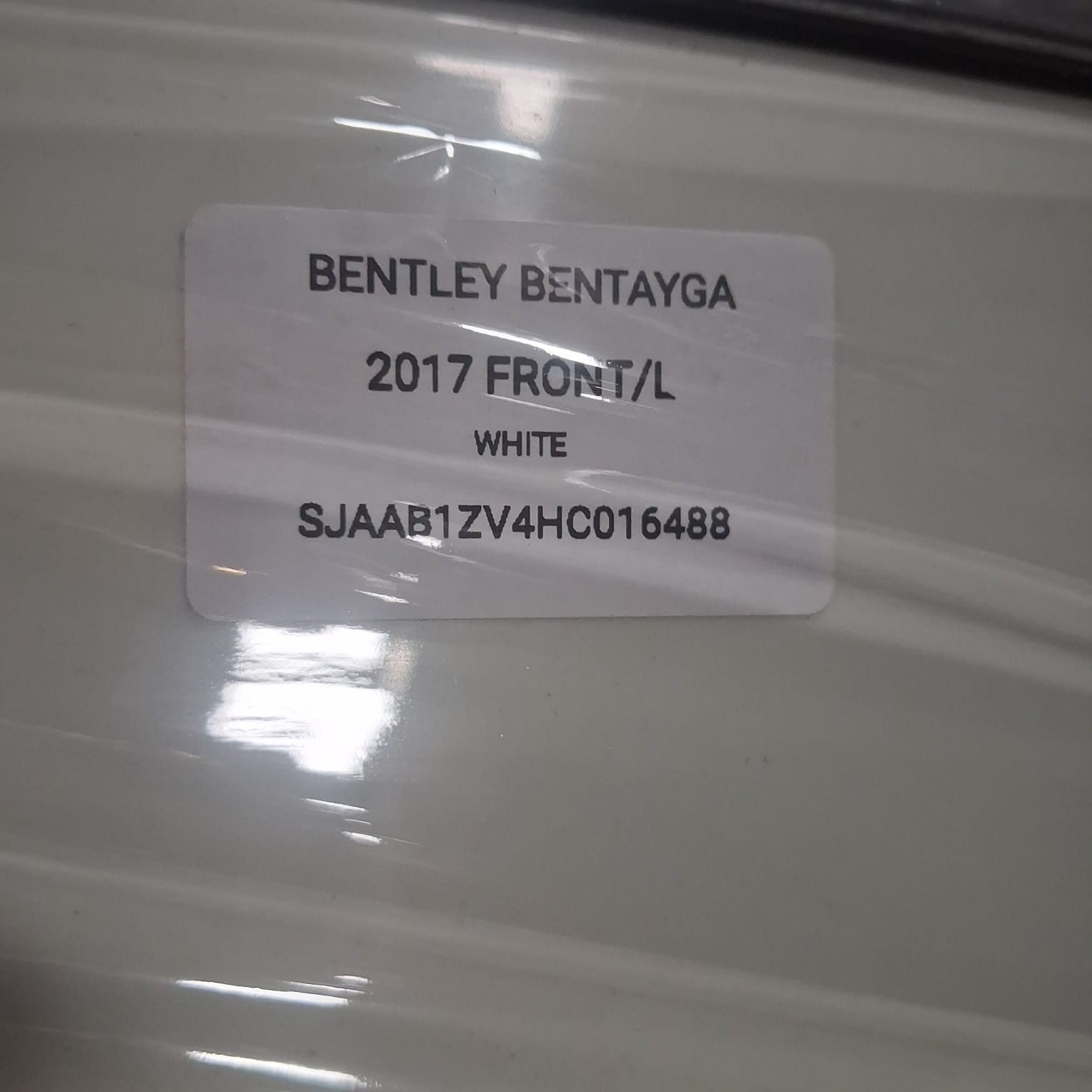 2017-2020 Bentley Bentayga Door Seal Inner 36A 833 721 B