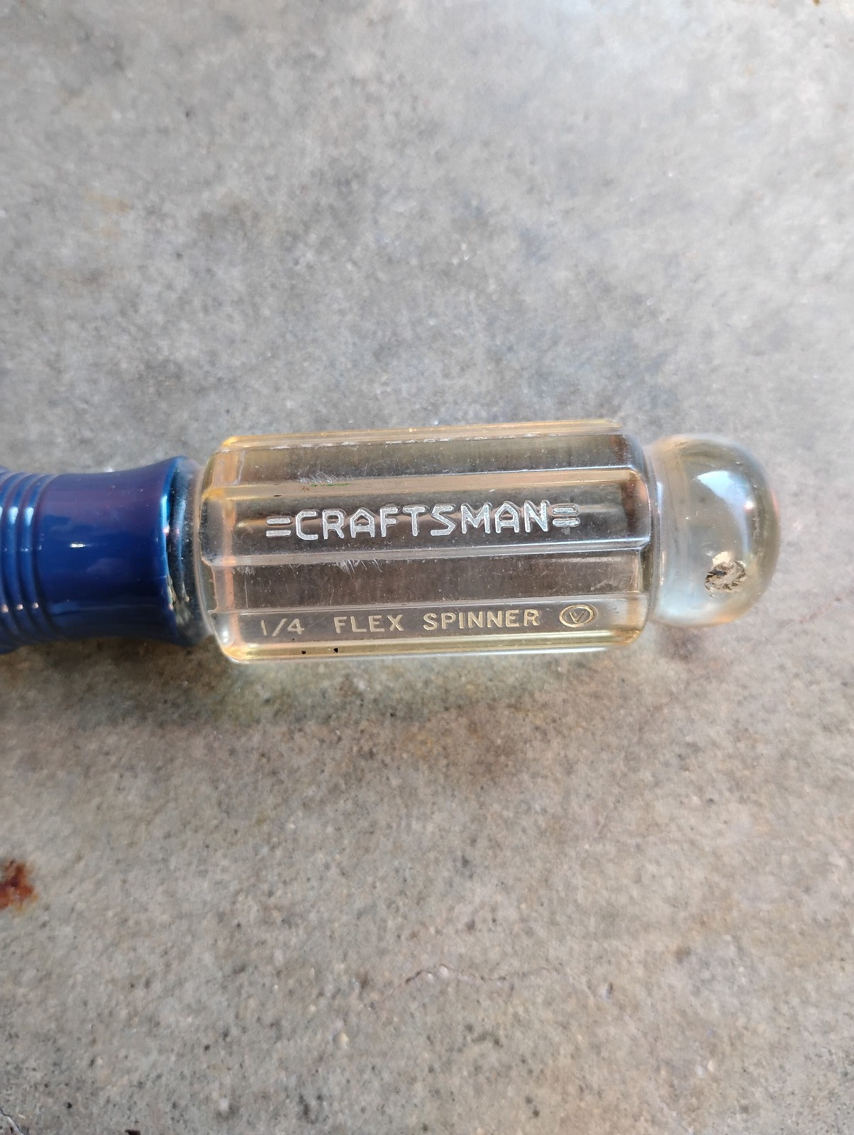 Vintage Craftsman 1/4″ Drive Flex Spinner Handle V Series USA