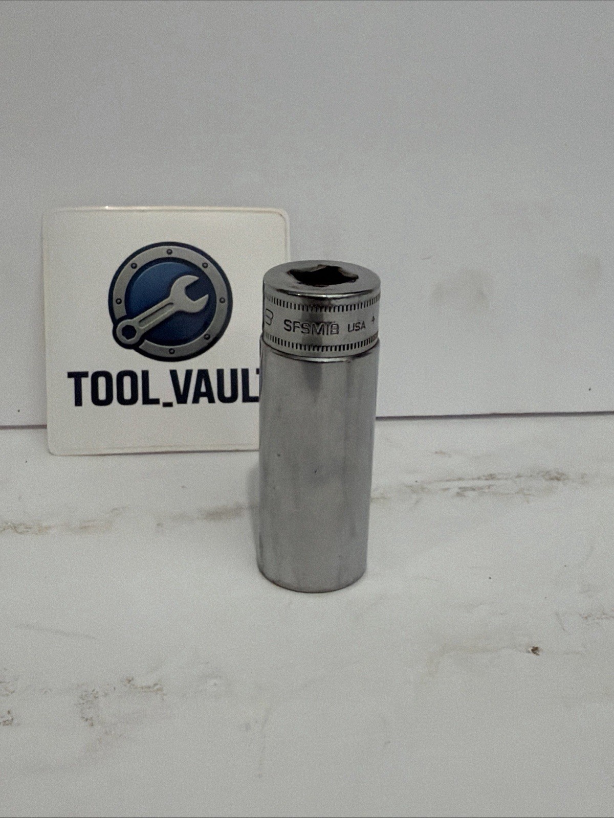 Snap On Tools SFSM18 3/8 Drive Chrome 18 mm 6 Pt Deep Socket