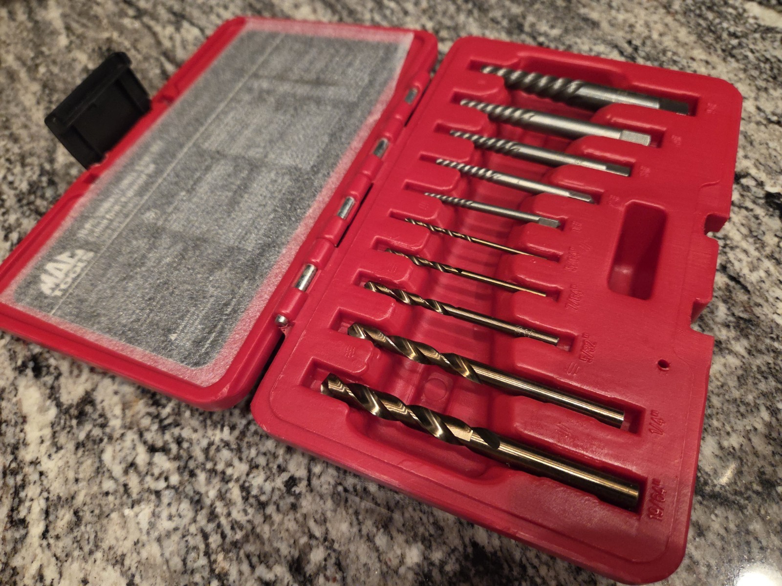 Mac Tools 10-PC. Combination Extractor and Cobalt Alloy Steel Drill Bit Set