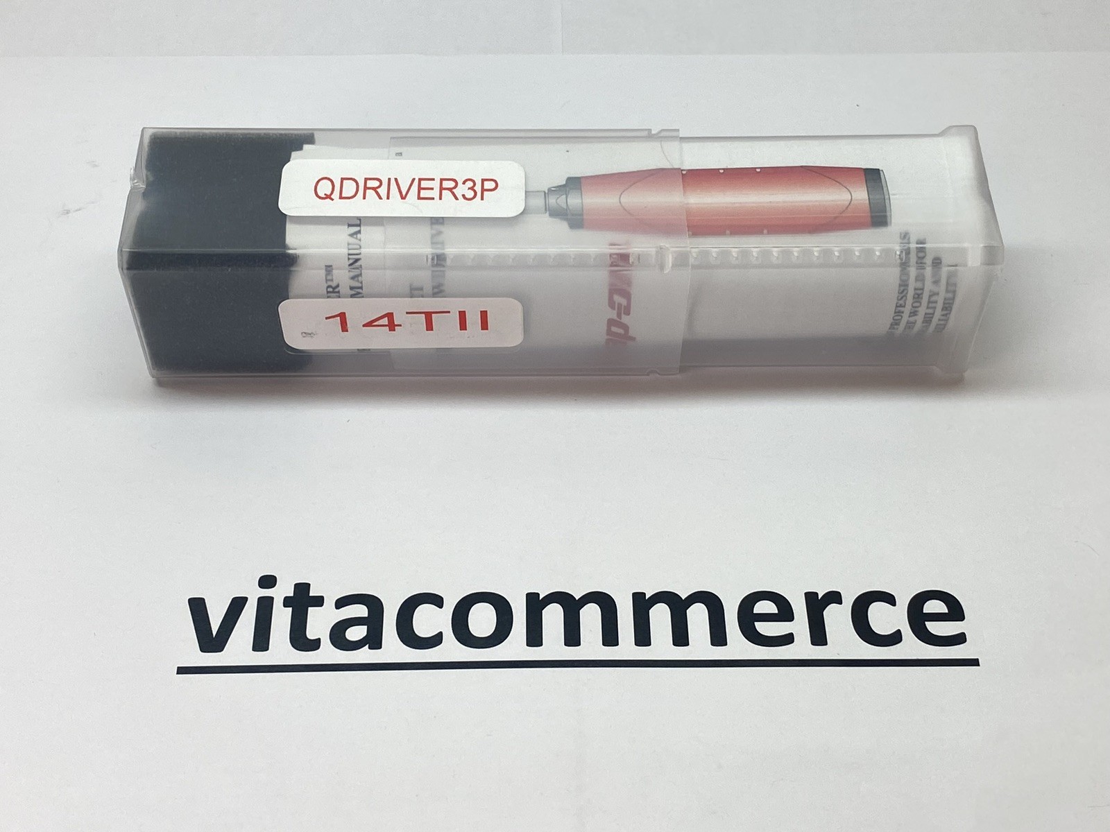 NEW Snap On QDRIVER3P 1/4″ Hex Preset Torque Wrench 1.5-15 in-lb Screwdriver Bit