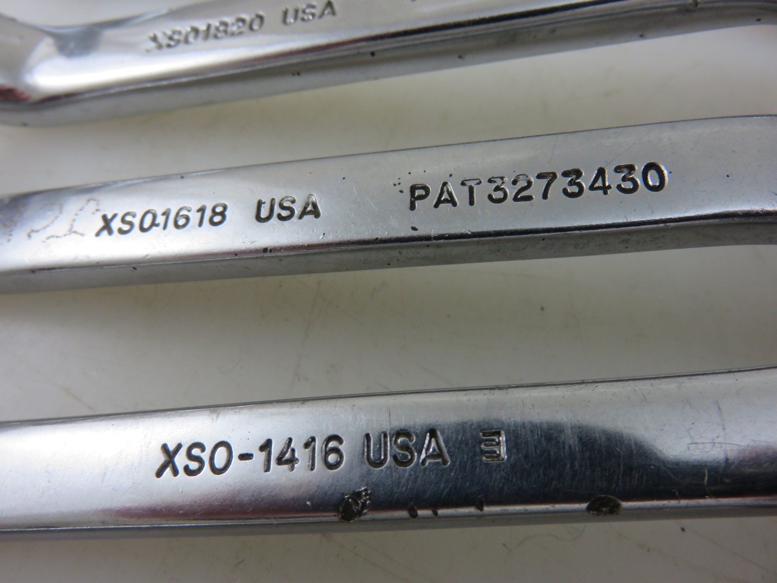 Snap-On XSO SHORT 60° Offset Box End Wrench 7pc Set 5/16″-13/16″ Vintage