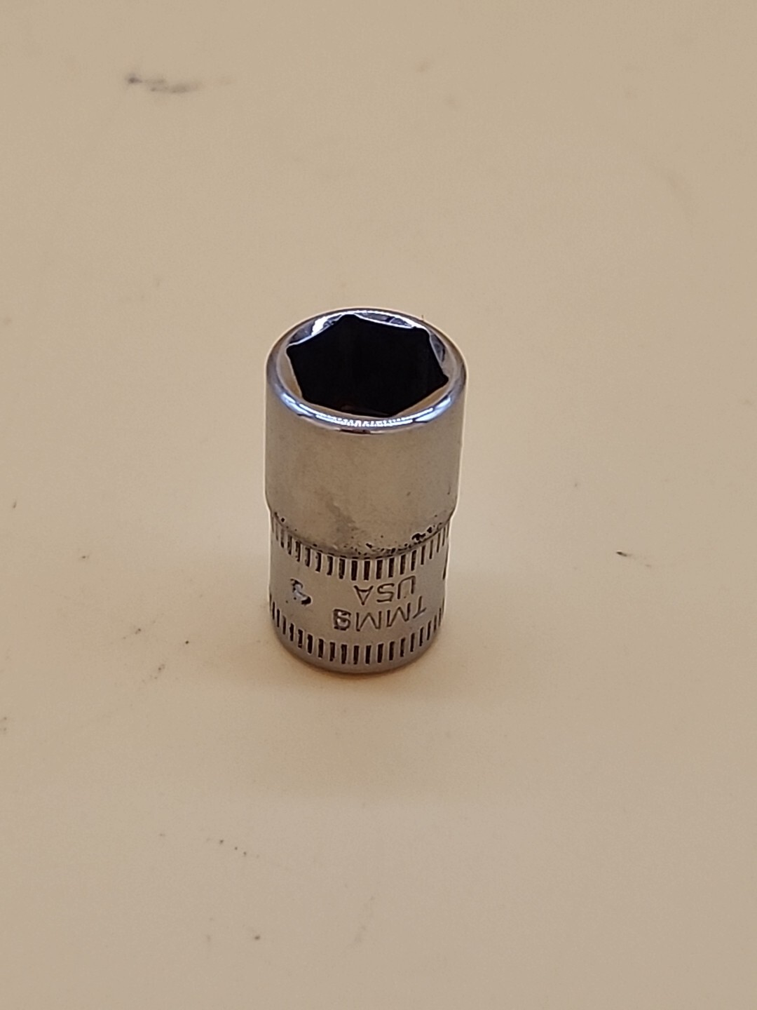 Snap-on Tools 9mm Metric Flank Drive Shallow Socket 6 Point 1/4″ Drive TMM9 USA