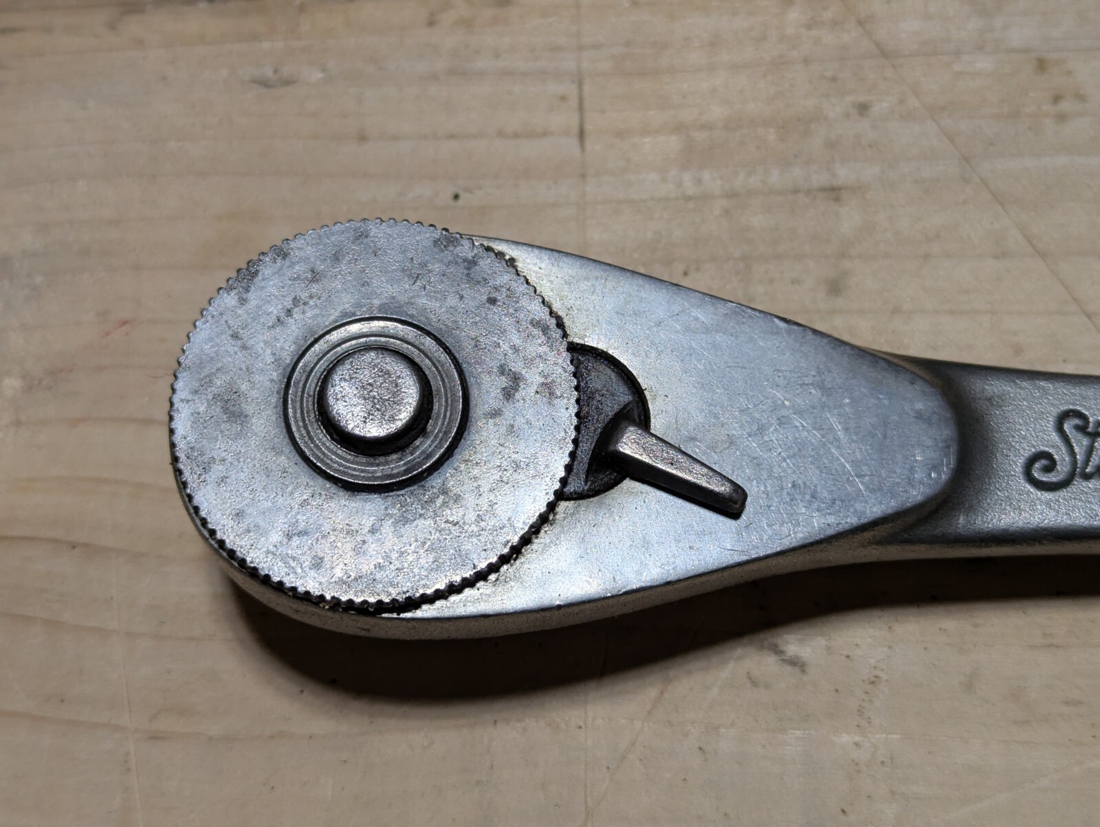 Vintage Craftsman 1/2″ Drive Stainless Steel 43763 Ratchet Socket Wrench Tool