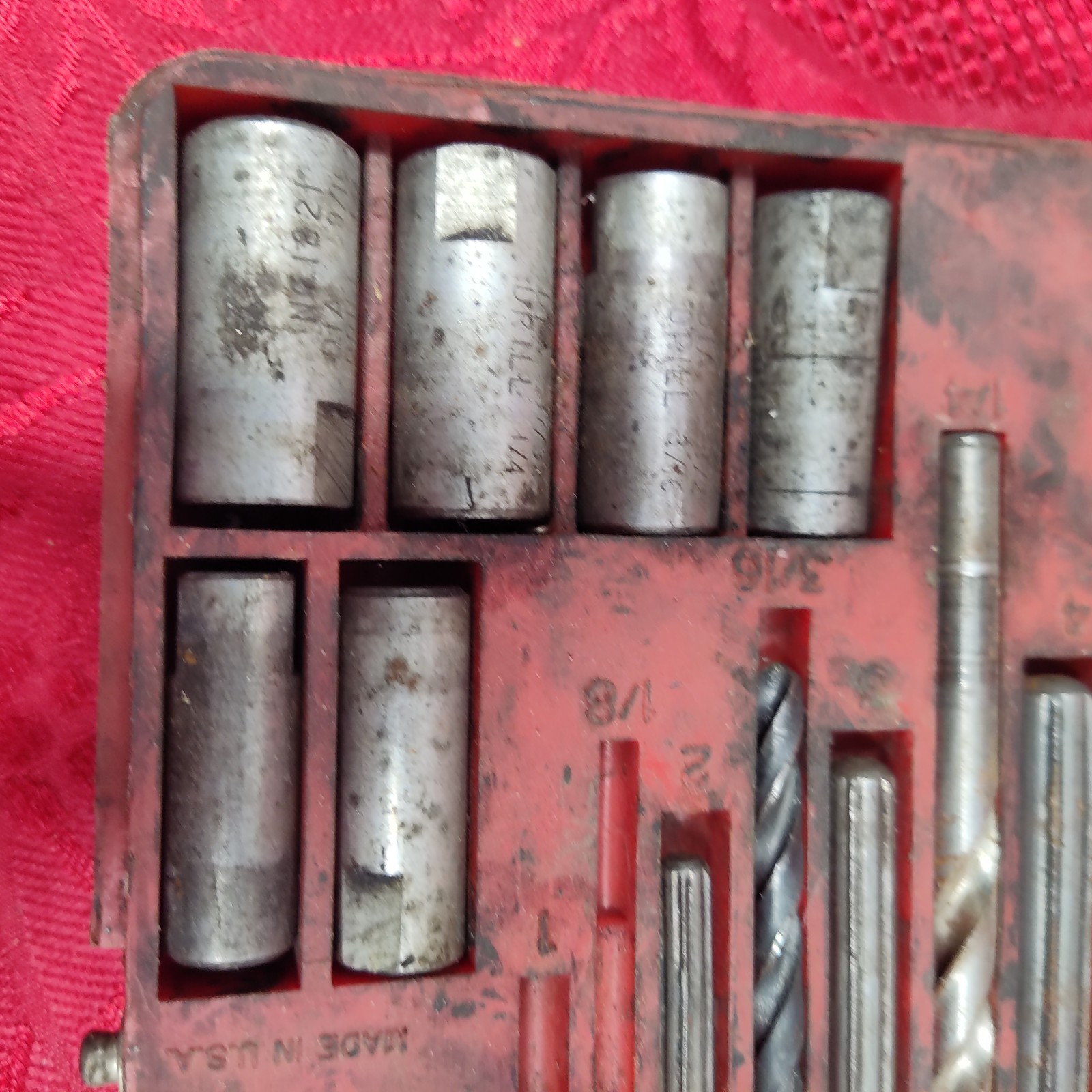Vintage Blue-Point (Snap-On Corporation) Complete Screw Extractor Set No. 1020