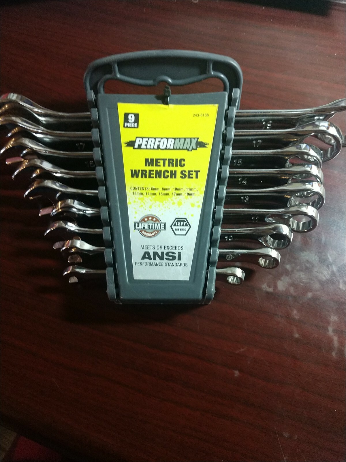 Performax COMBINATION WRENCH SET, NEW, METRIC 9 piece, (AQ-21)