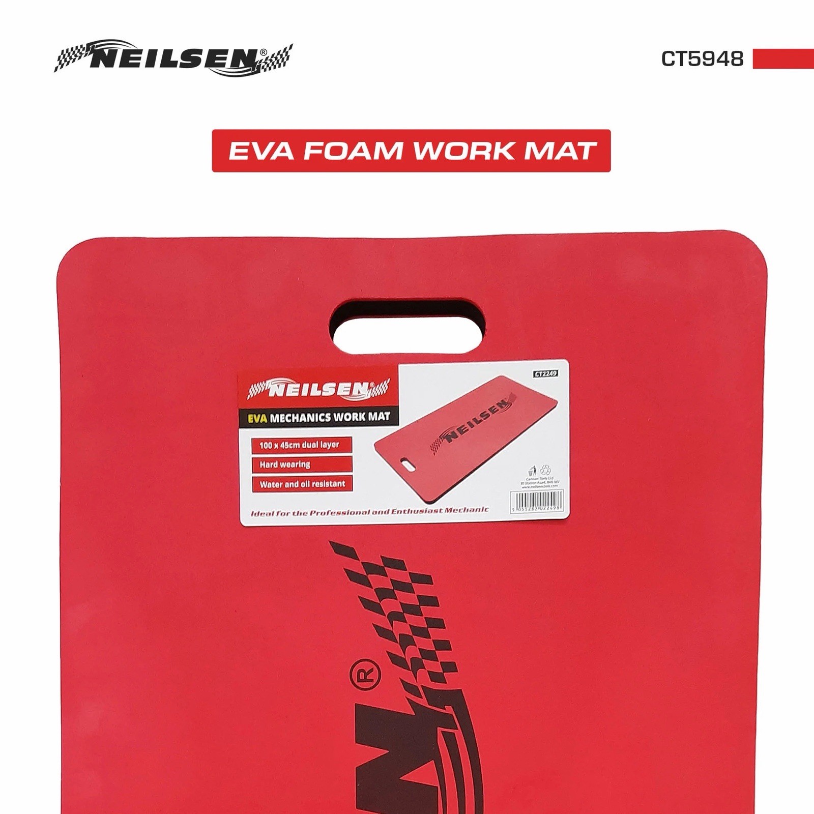 Heavy Duty EVA FOAM WORK MAT 1000 X 495 X 35mm